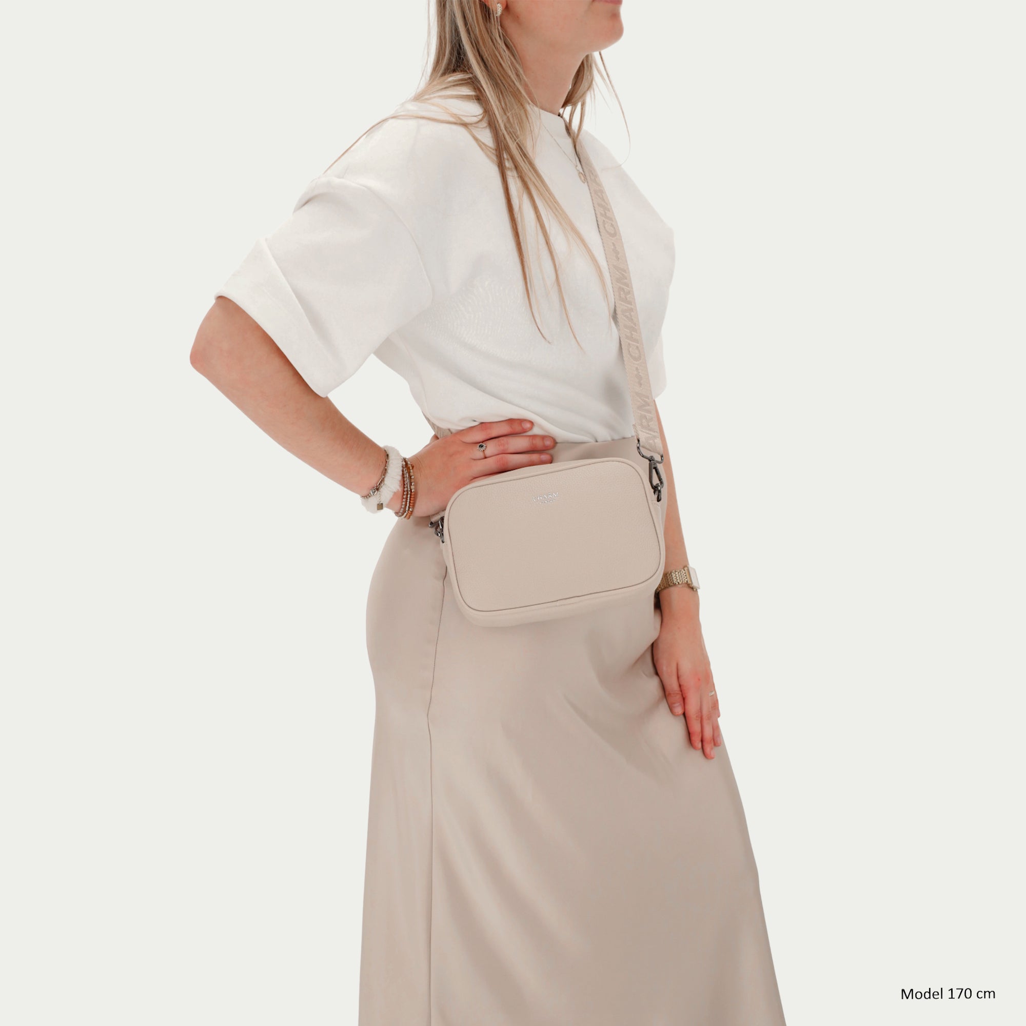 Mulberry Street - Crossbody Tasche S Beige
