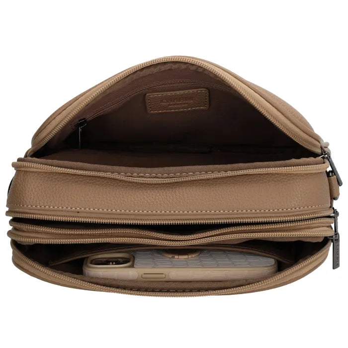 Mulberry Street - Crossbody Tasche M Taupe