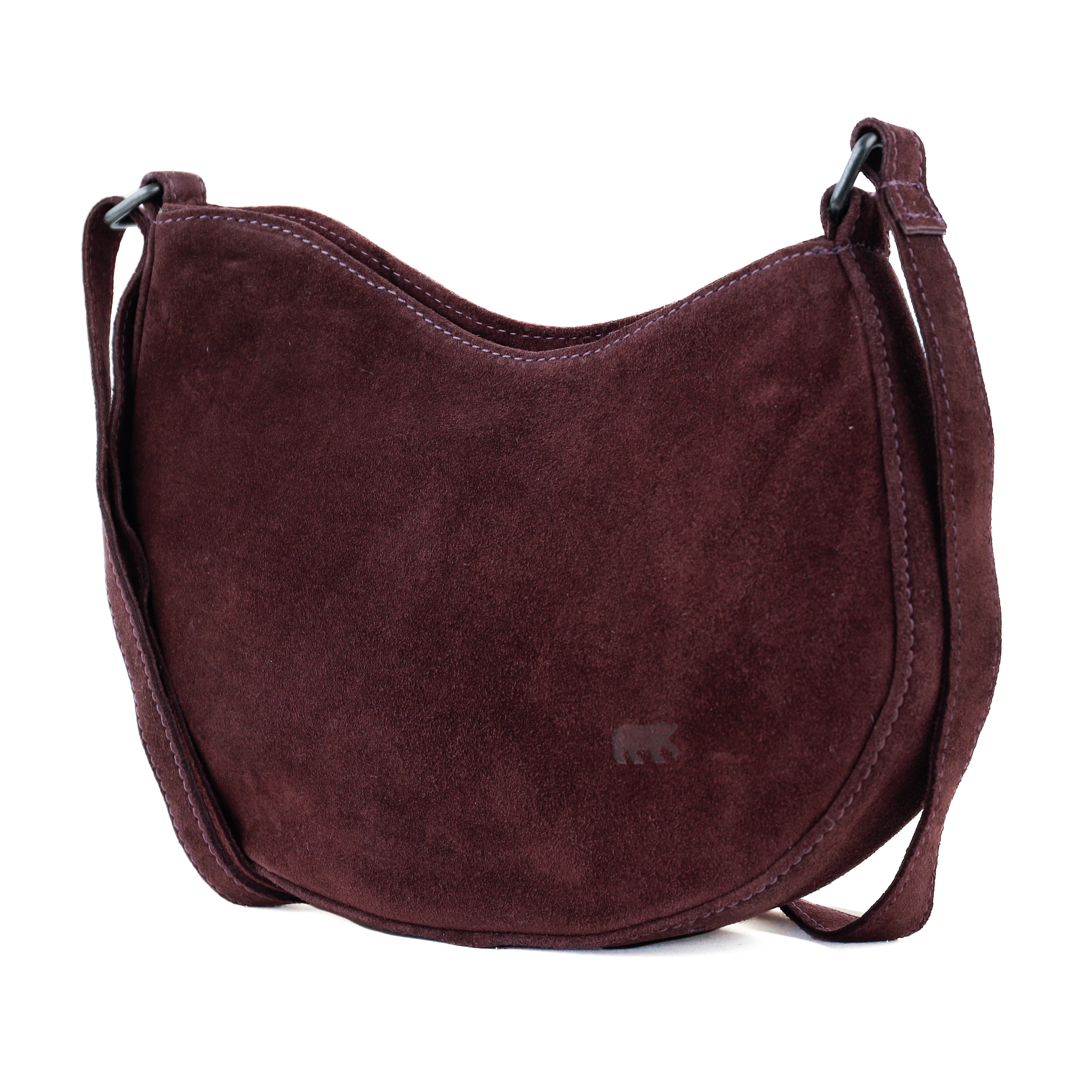 Velours Umhängetasche 'Tamara' Bordeaux