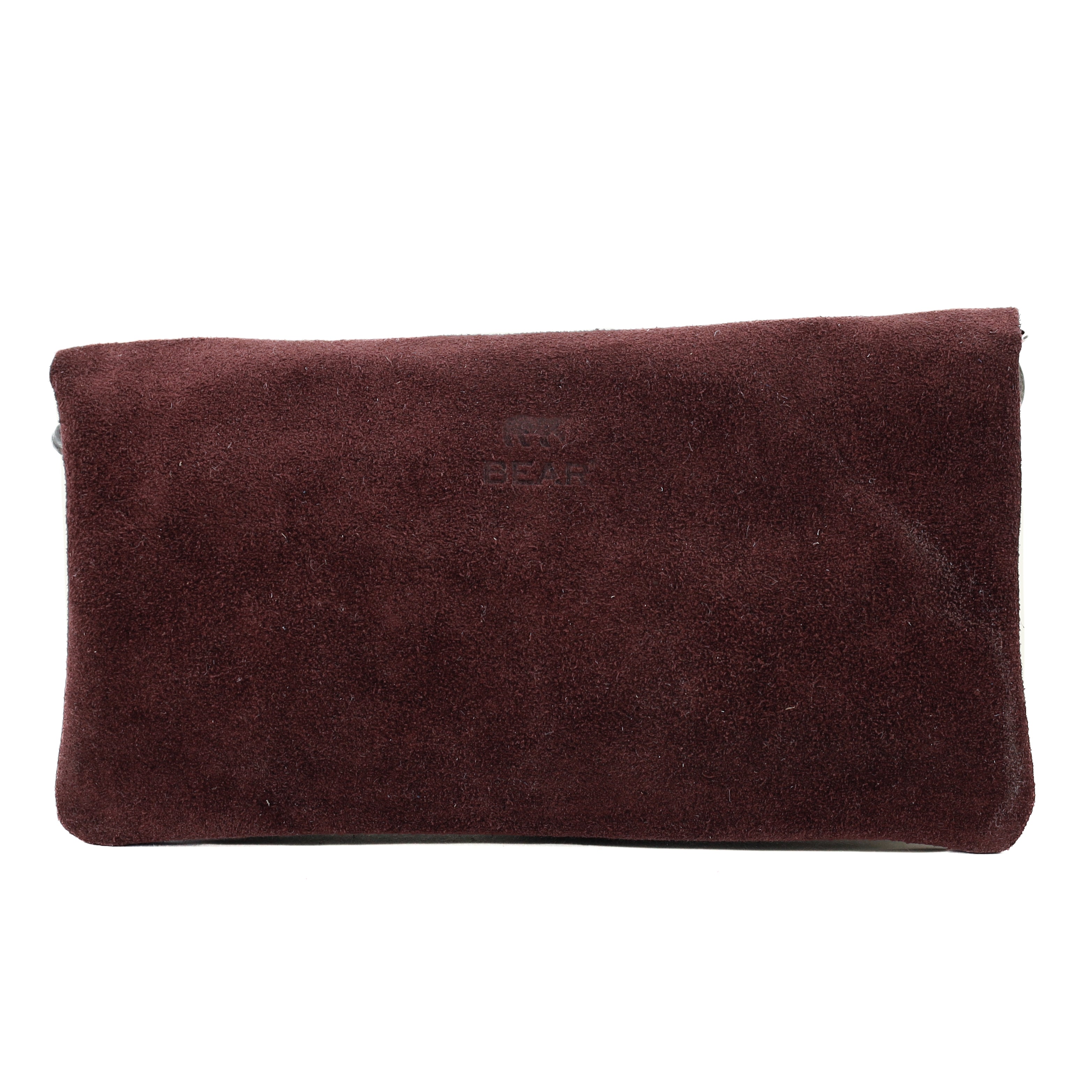 Velours Clutch/Mini-Umhängetasche 'Lydia' Bordeaux
