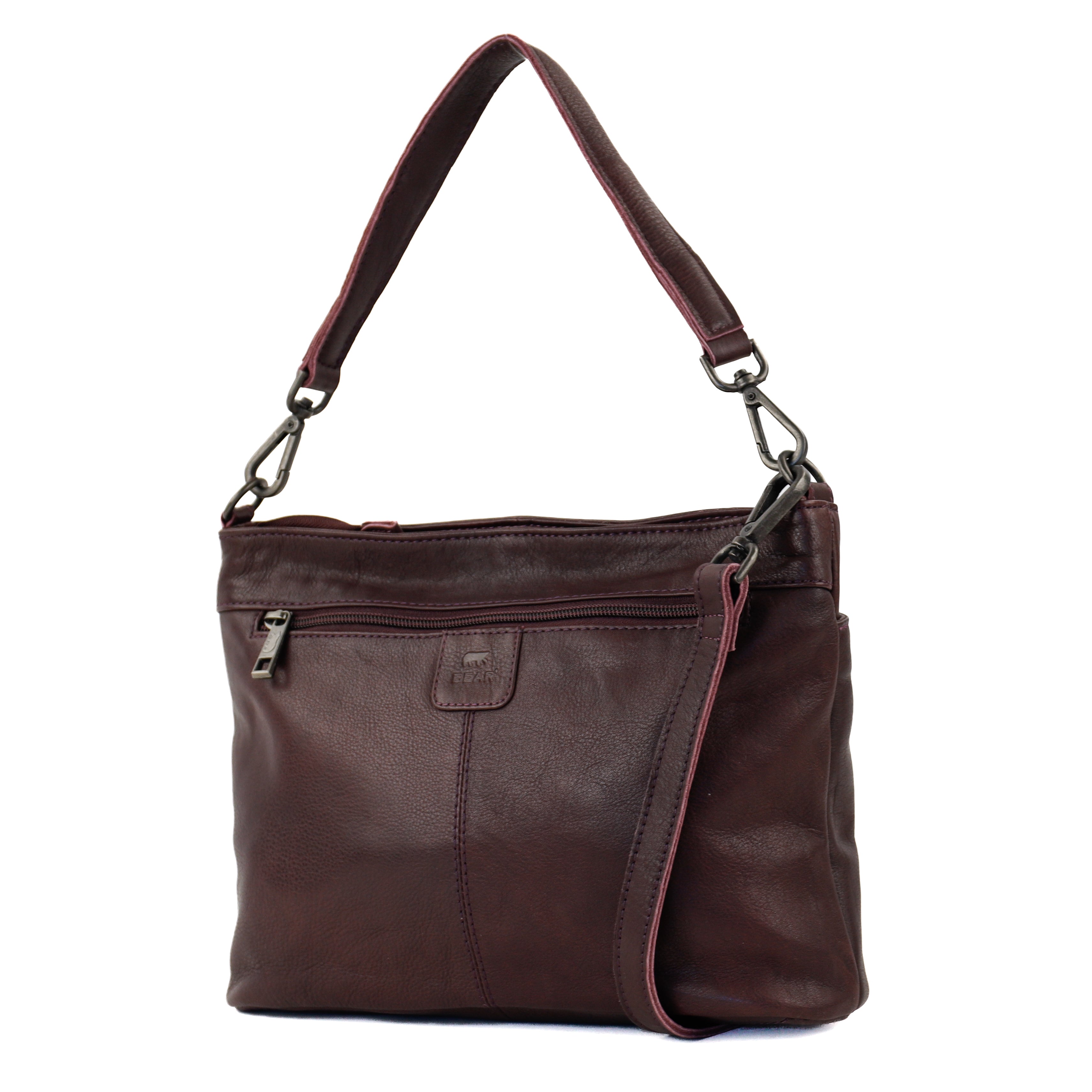 Hand-/Umhängetasche 'Angelica' cognac - CP 1536