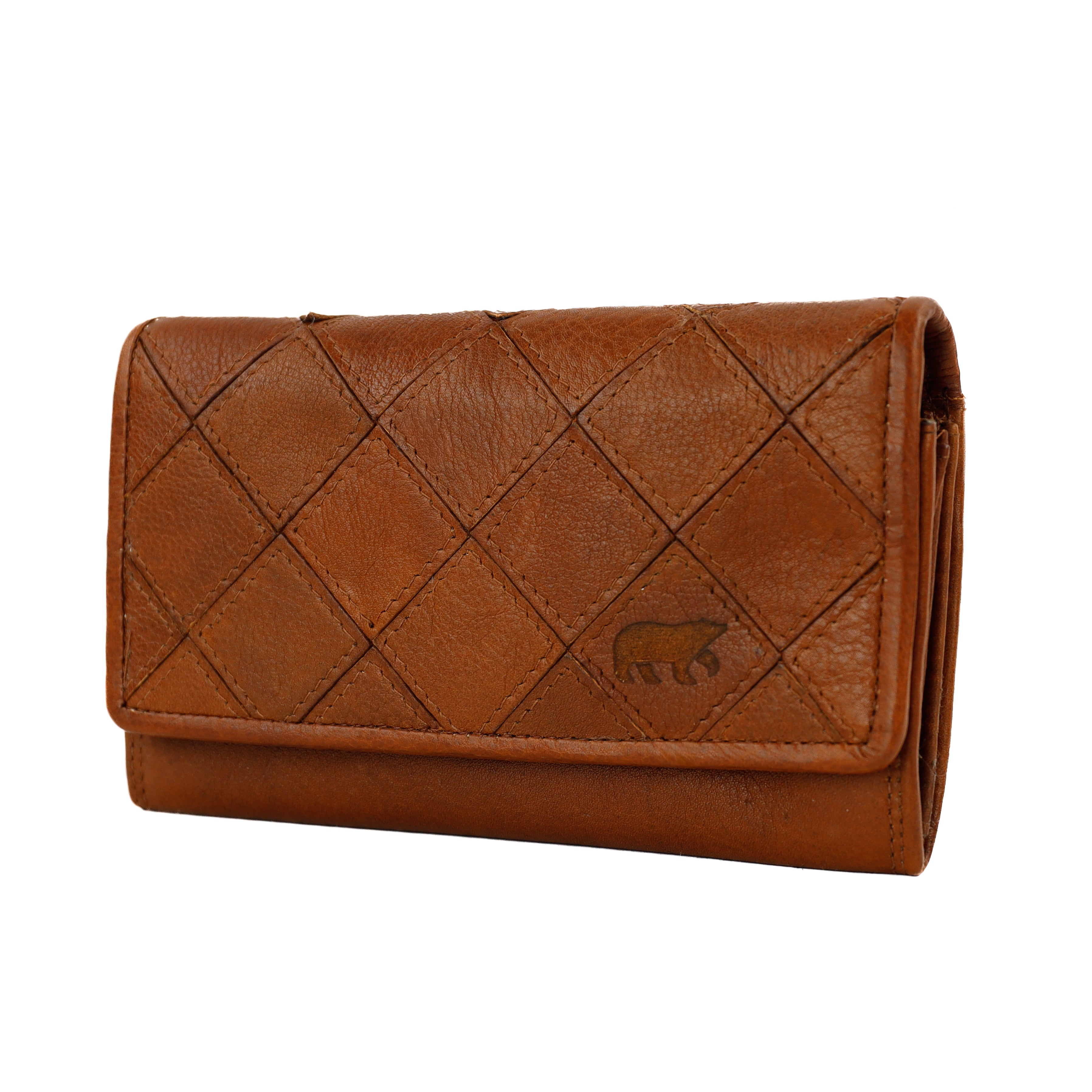 RFID-Überschlagbörse „Beatriz“ Cognac