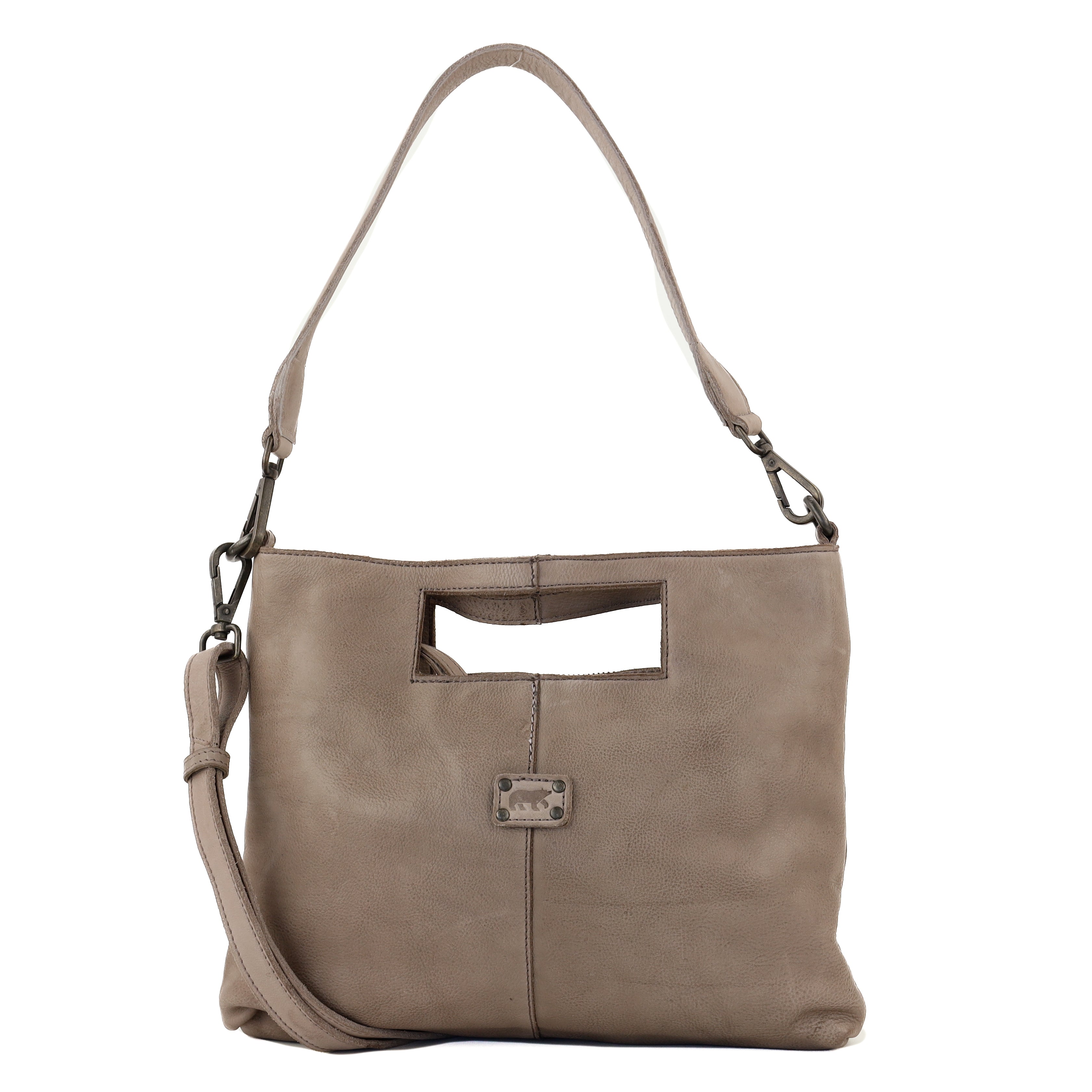 Clutch-/Umhängetasche 'Feline' Taupe