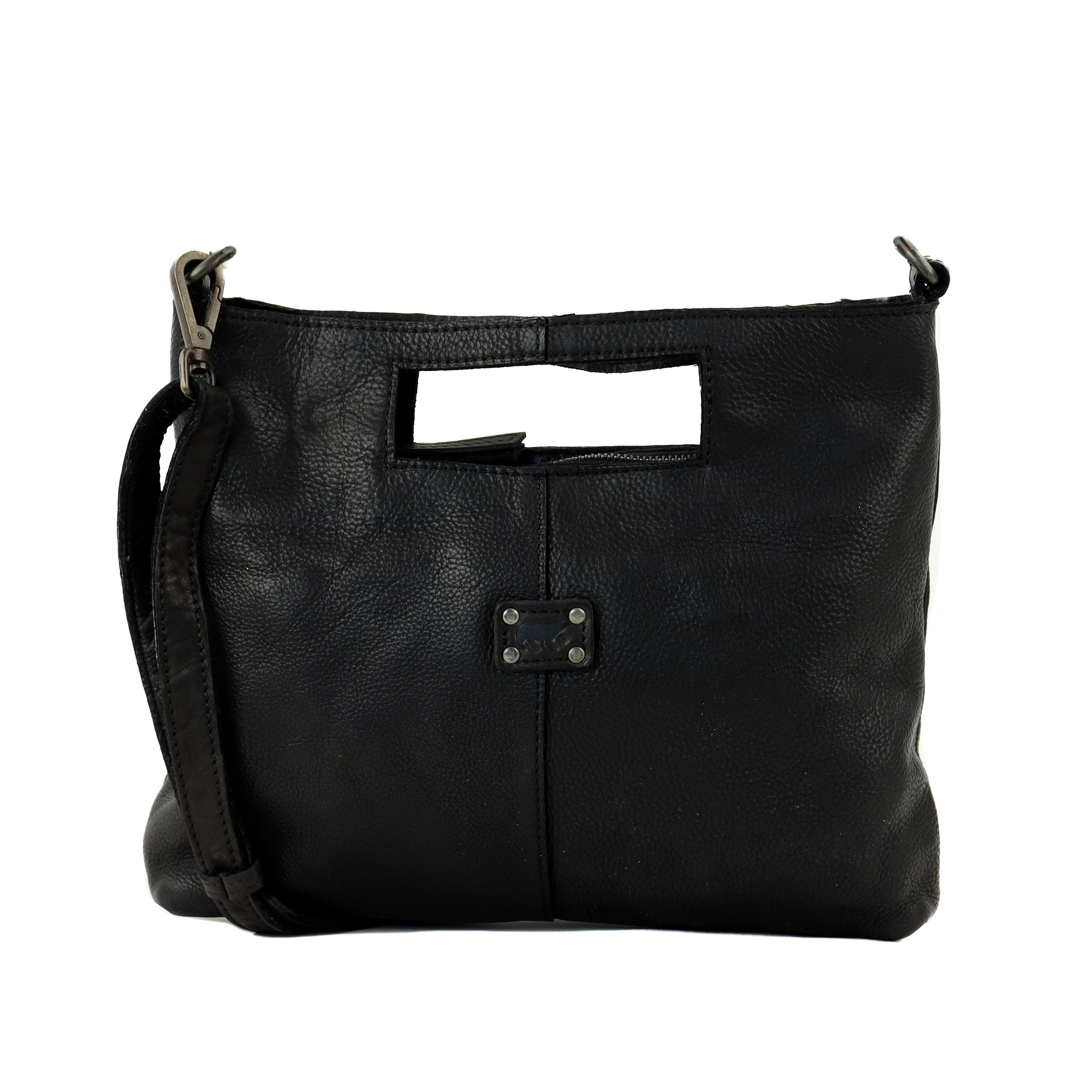Clutch/Umhängetasche 'Feline' Schwarz