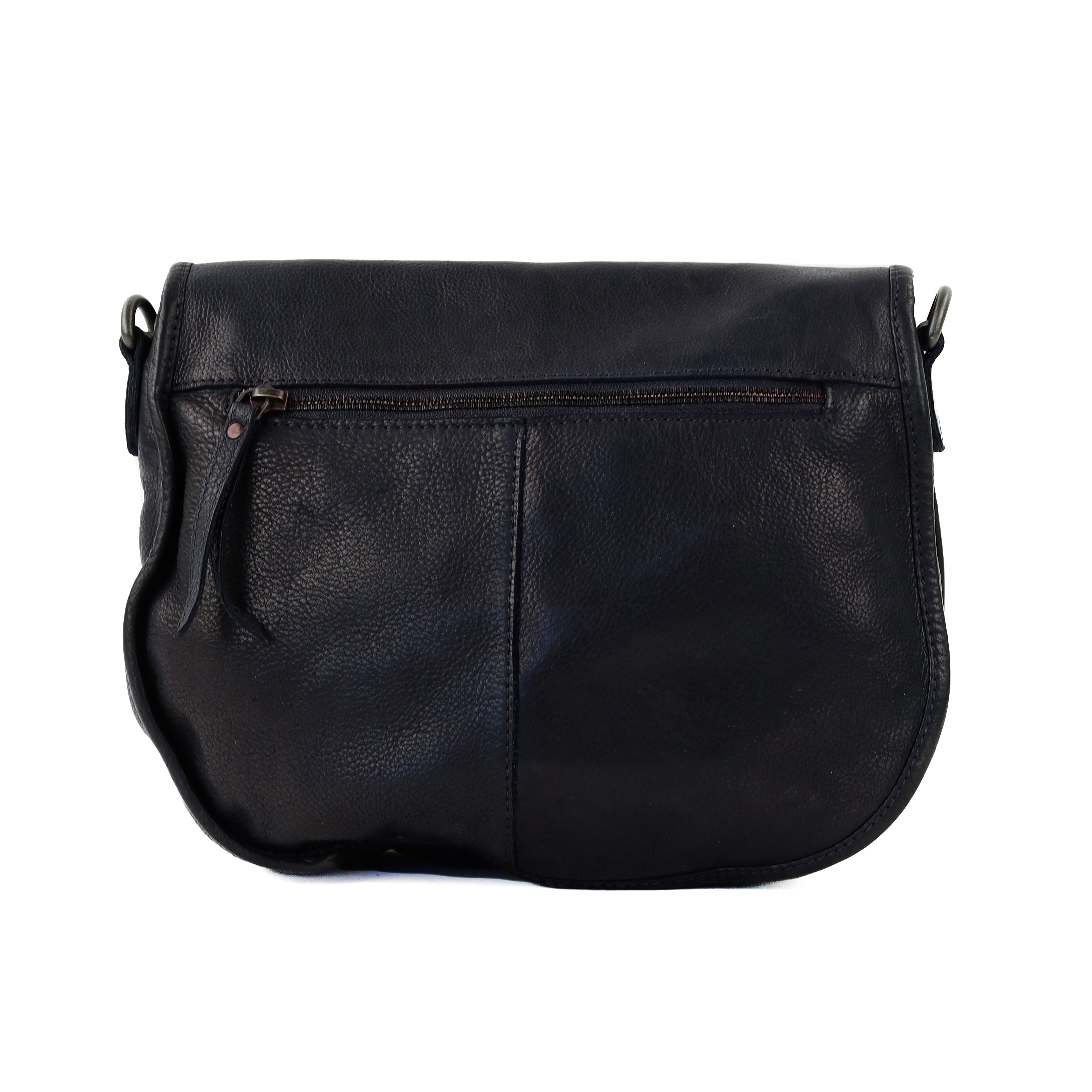 Umhängetasche mit Klappe 'Roxanne' Navy
