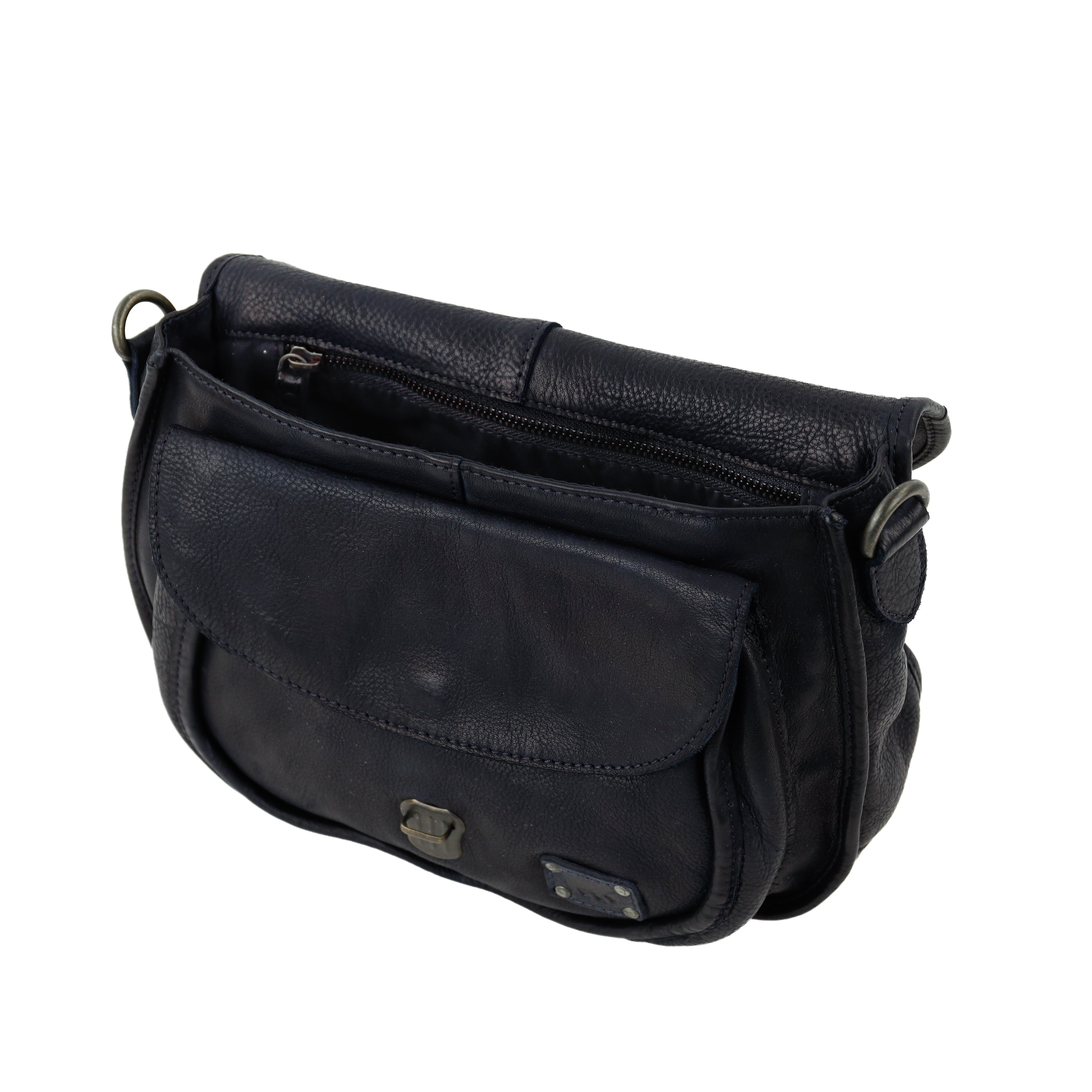 Umhängetasche mit Klappe 'Roxanne' Navy