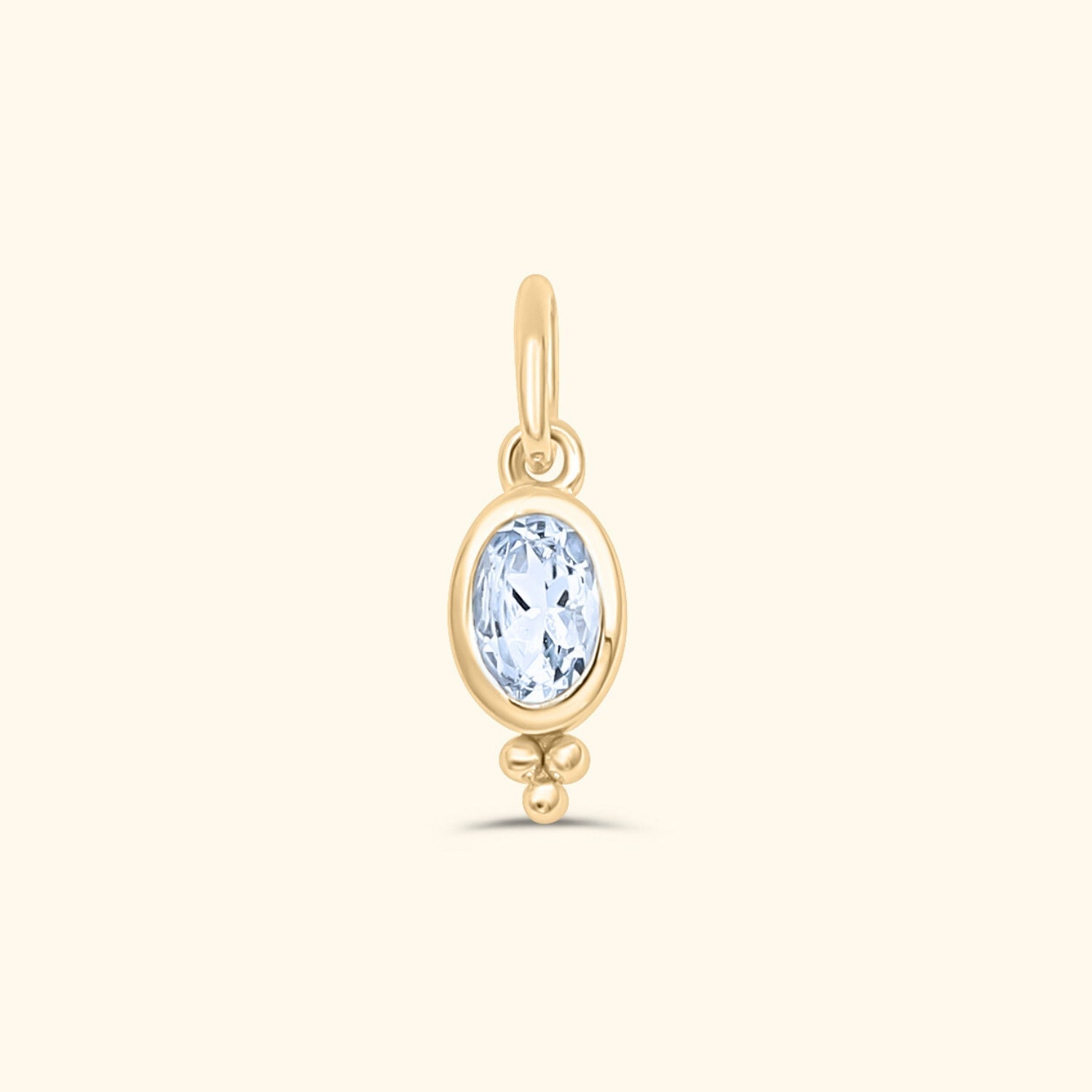 Birthstone Hanger | Gold plated brass