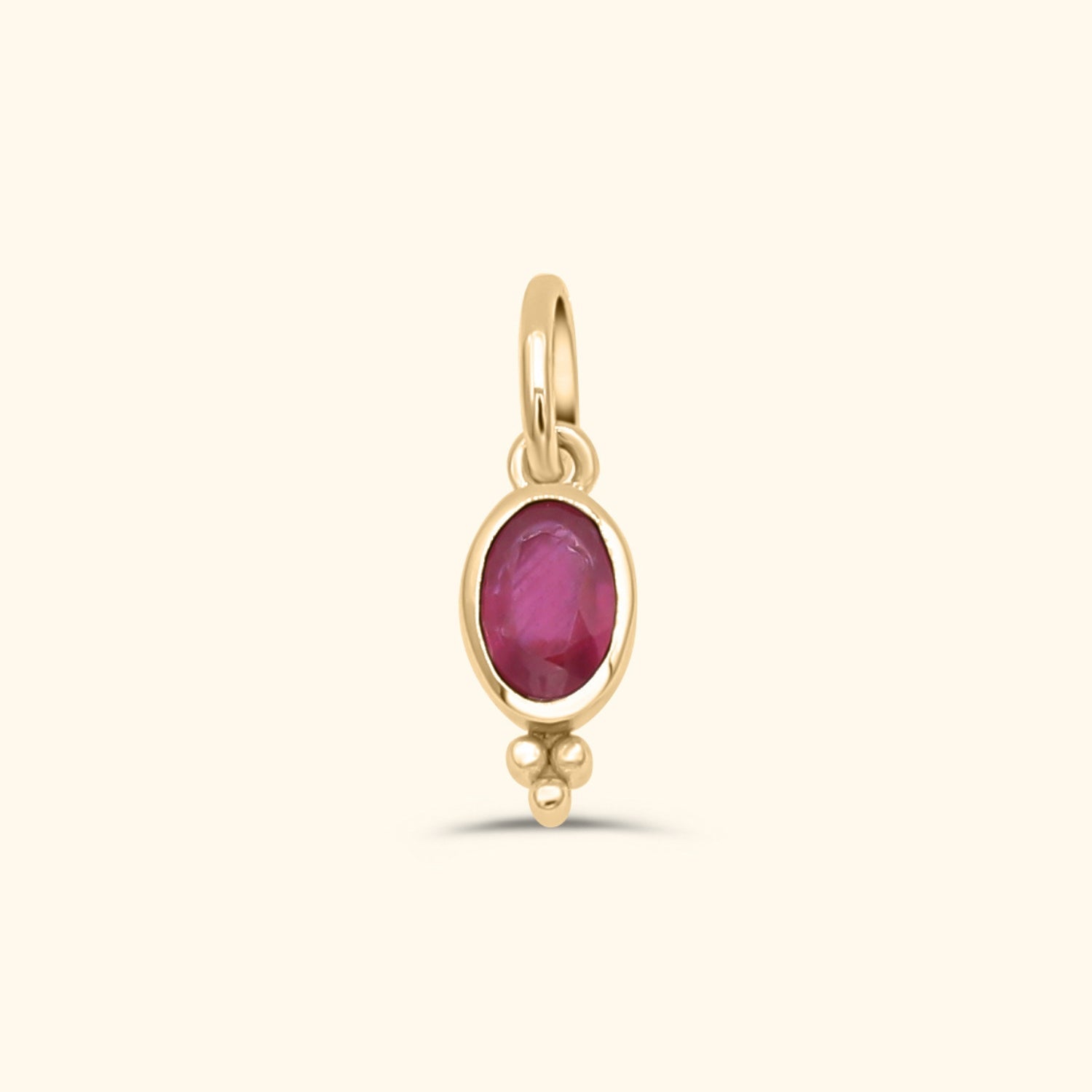 Birthstone Hanger | Gold plated brass