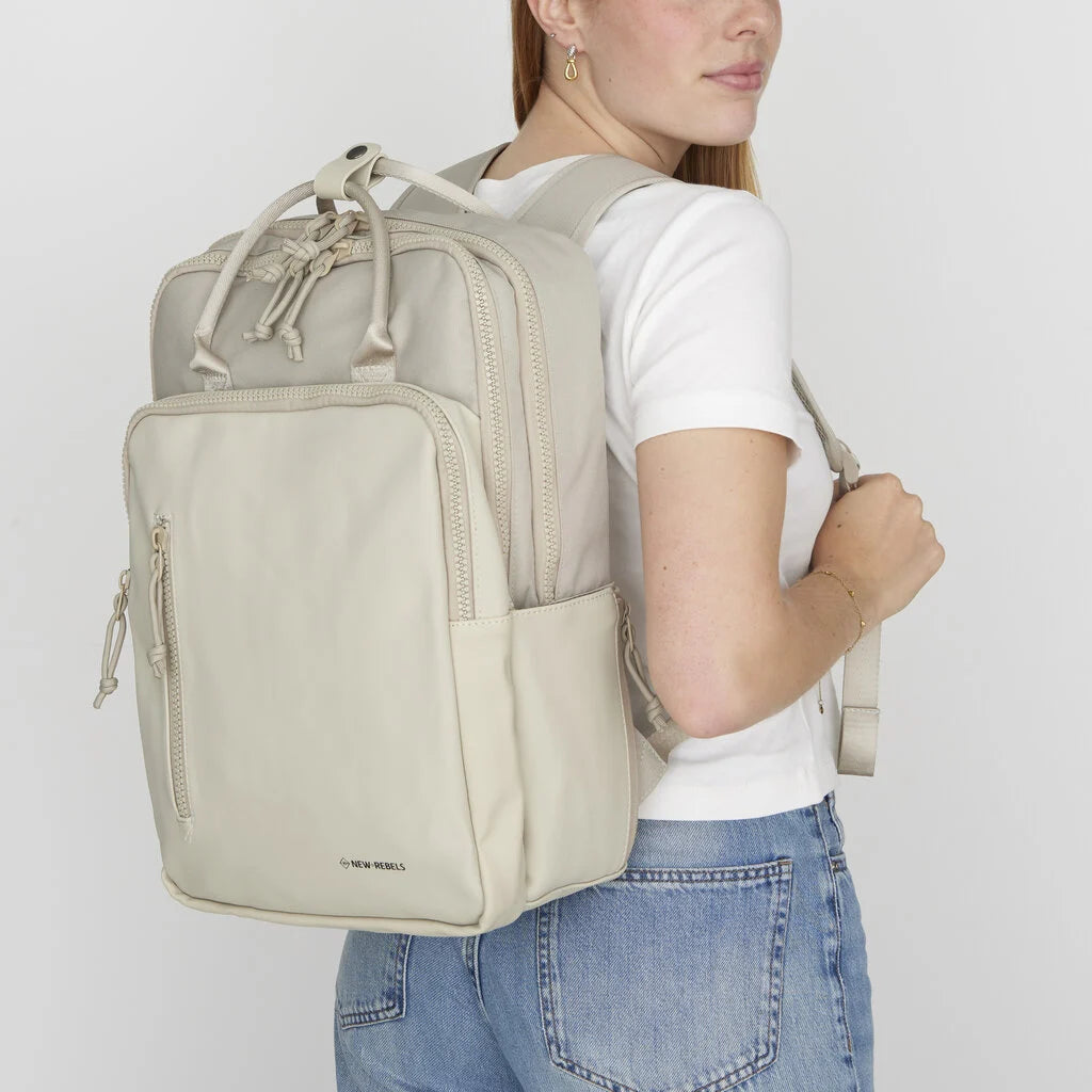 Wasserabweisender Rucksack 'Milwaukee' 2.0 Beige