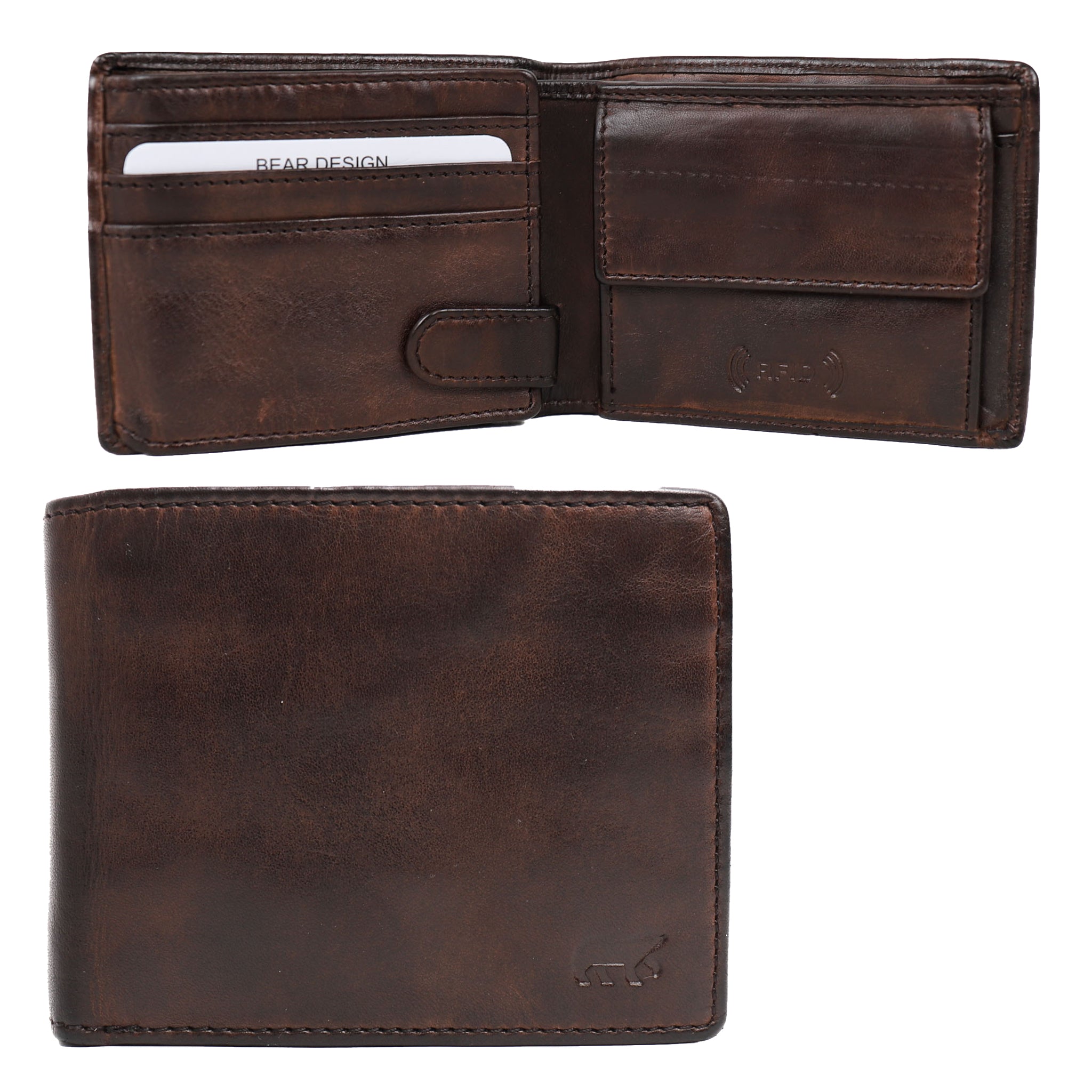 Brieftasche 'Jim' dunkelbraun