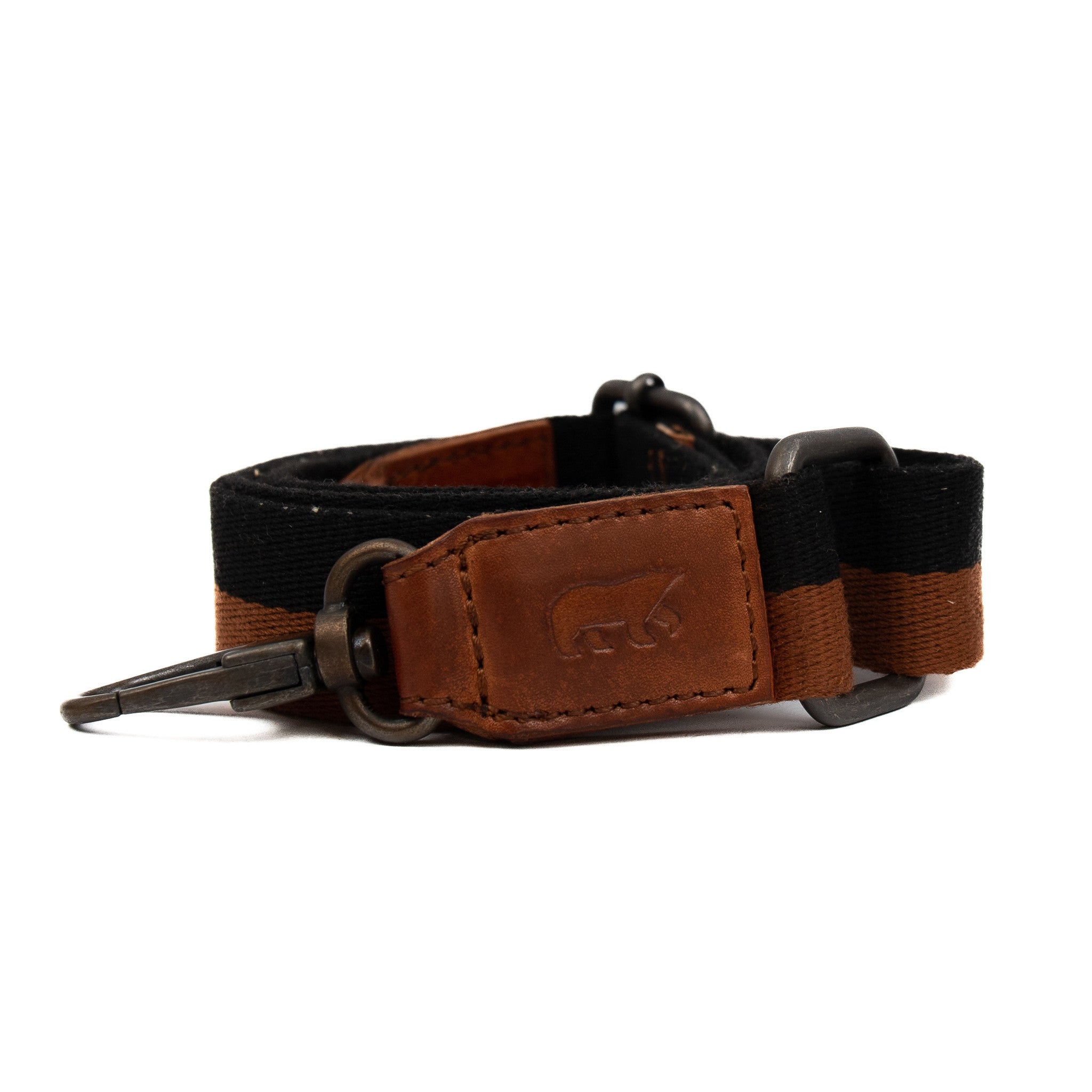 Bag Strap 'Micky' Cognac/Schwarz