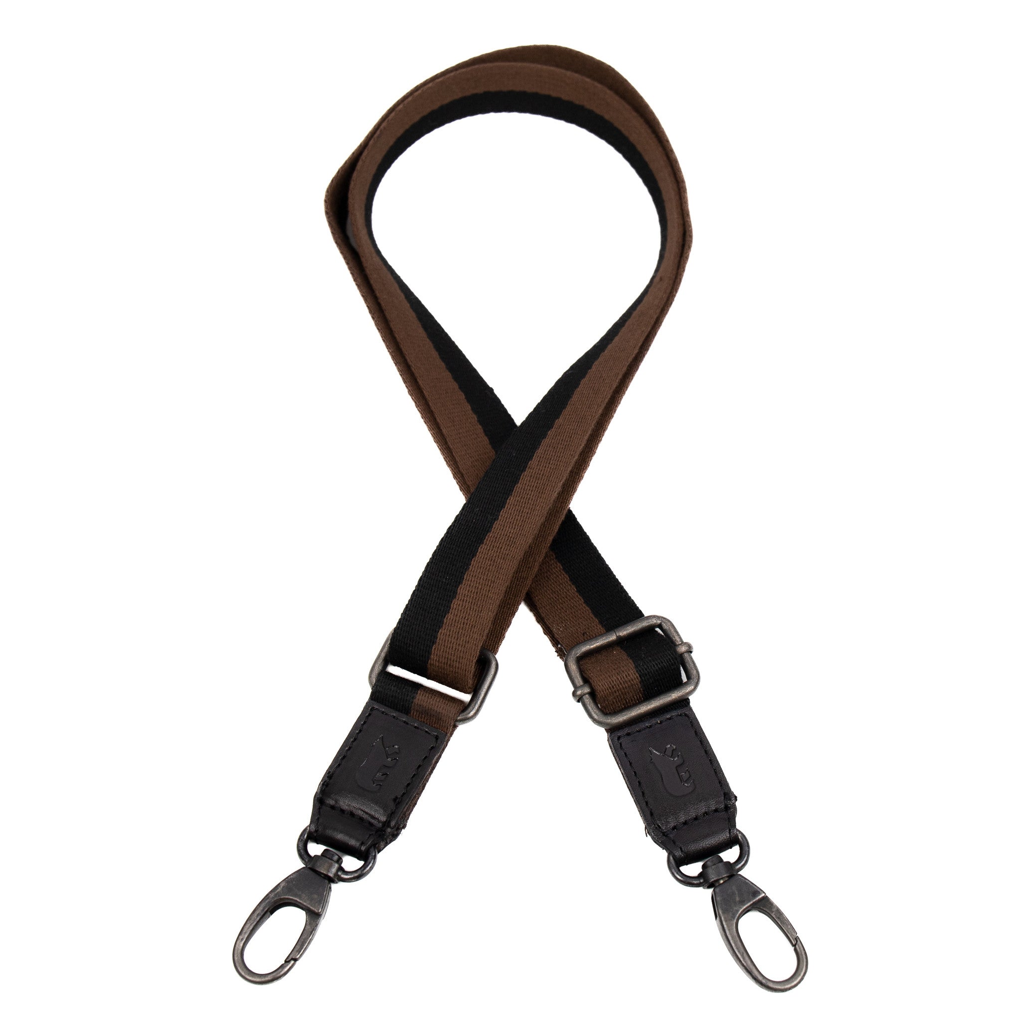 Bag Strap 'Micky' Braun/Schwarz