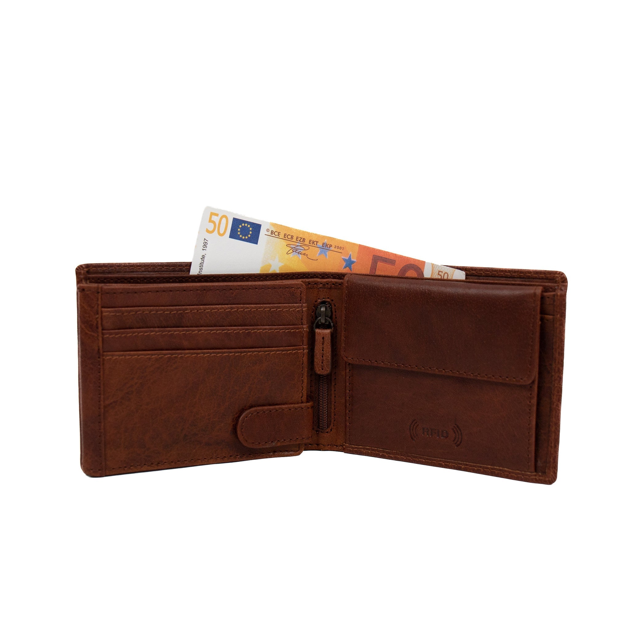 Brieftasche „Niels“ Cognac – AD 20148