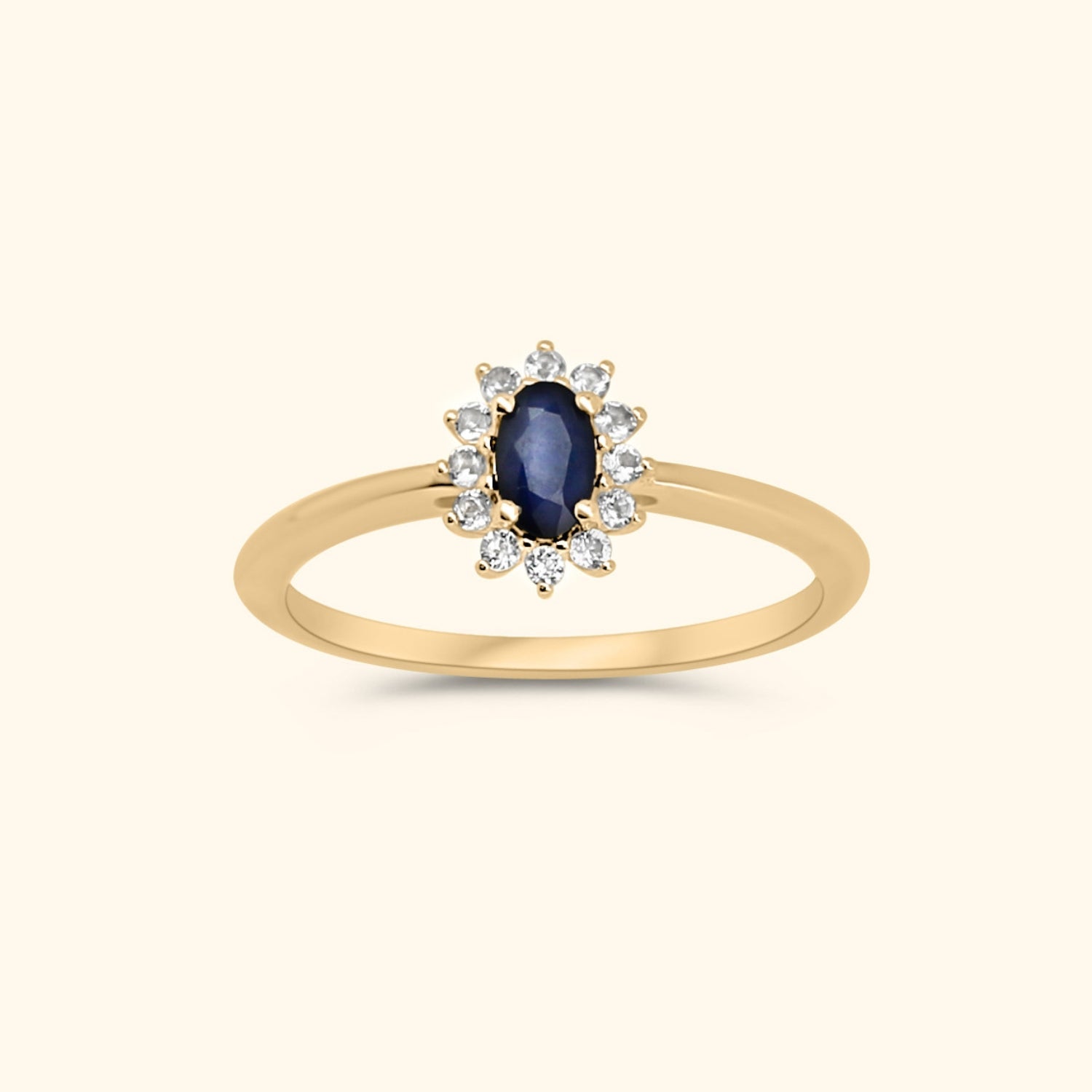 Lady D Sapphire ring | 9K