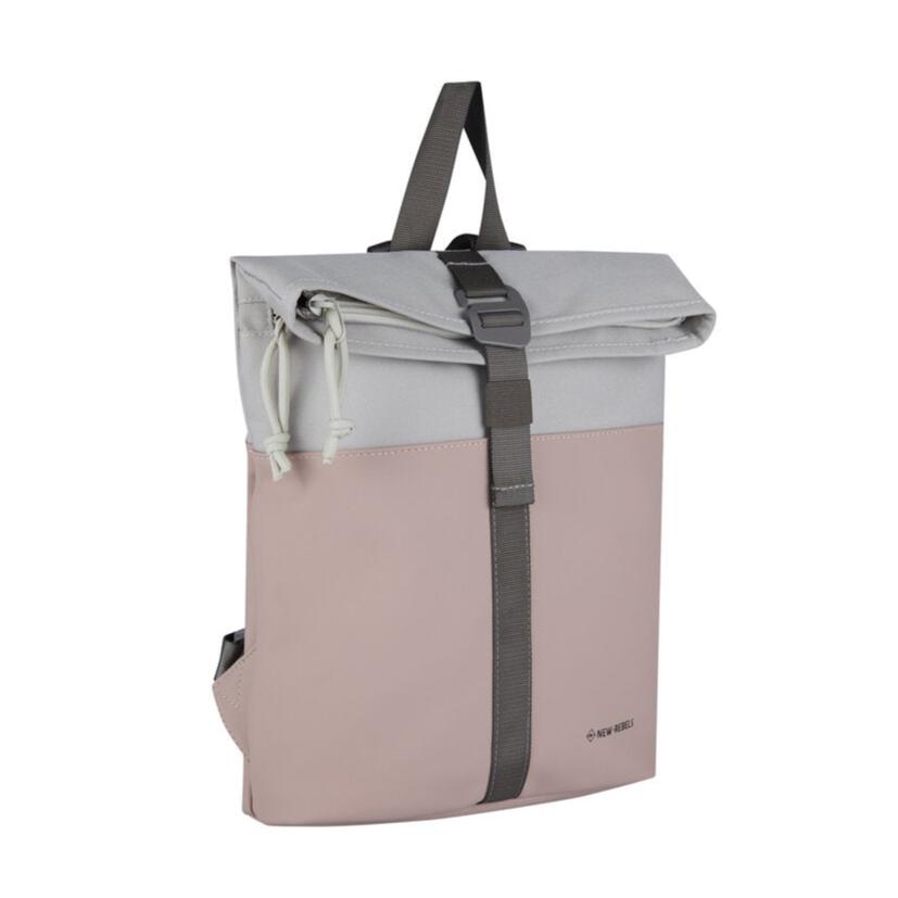 Wasserabweisender Rucksack 'Mart' mini 9L Rosa/Beige