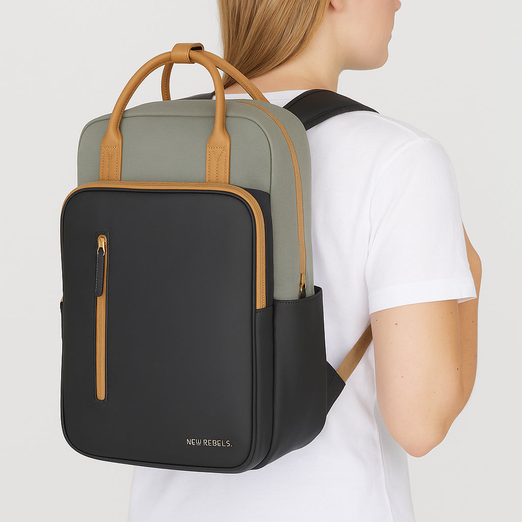 Ferron - Waterafstotende rugzak 'Miami' antracite 10L