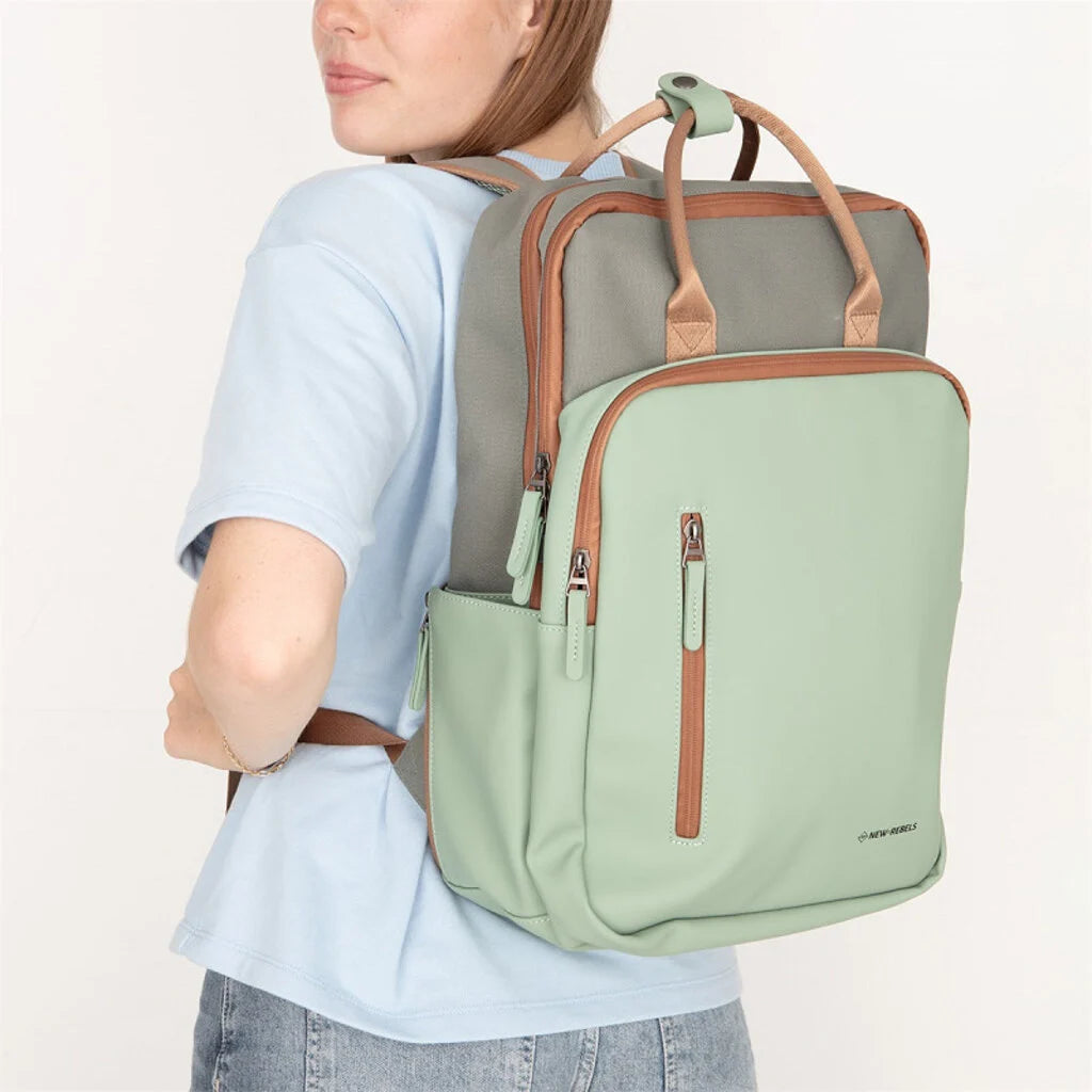 Ferron - Wasserabweisender Rucksack 'Milwaukee' 20L Lila