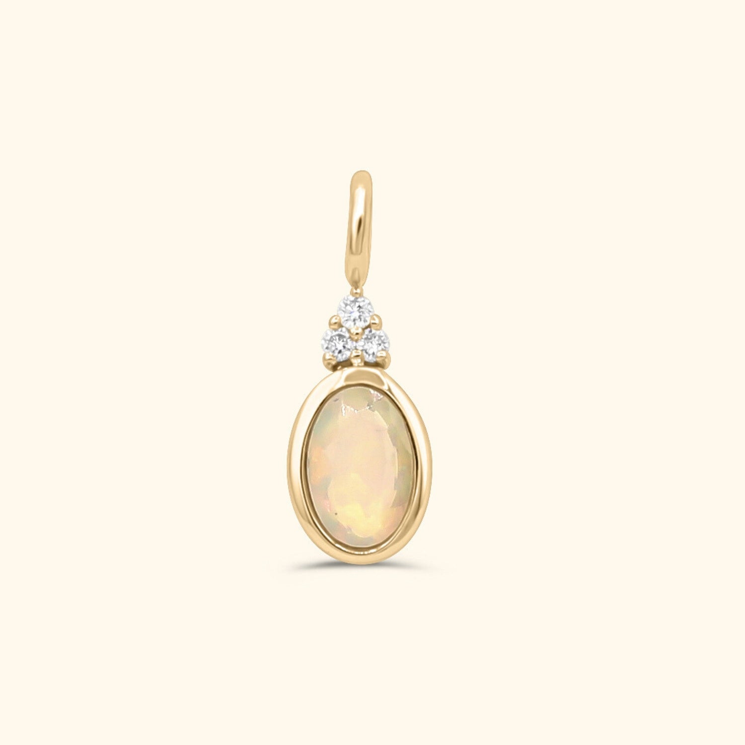 Jacki Opal & Diamond pendant | 9K