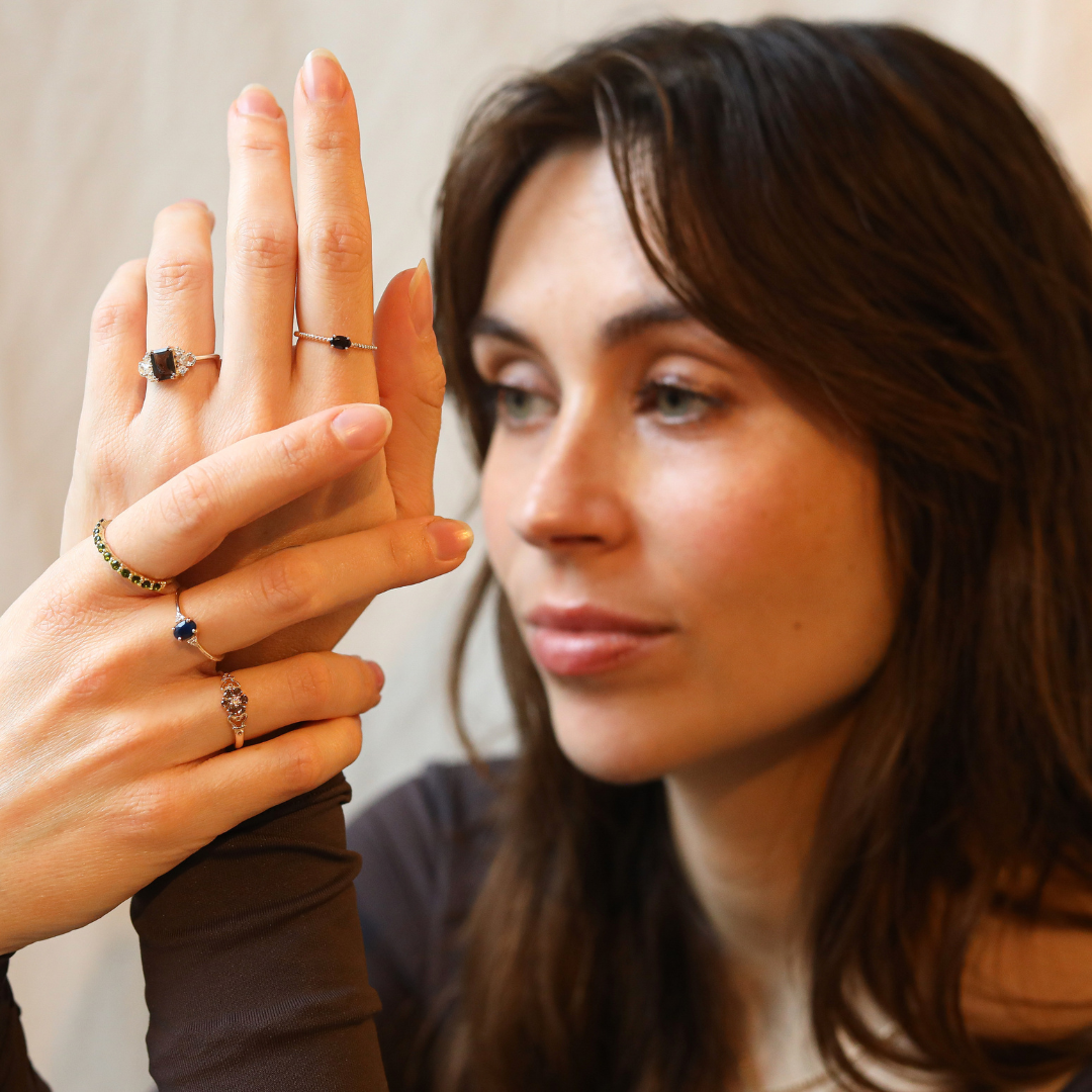 Rian Smoky Topaz ring | 9K