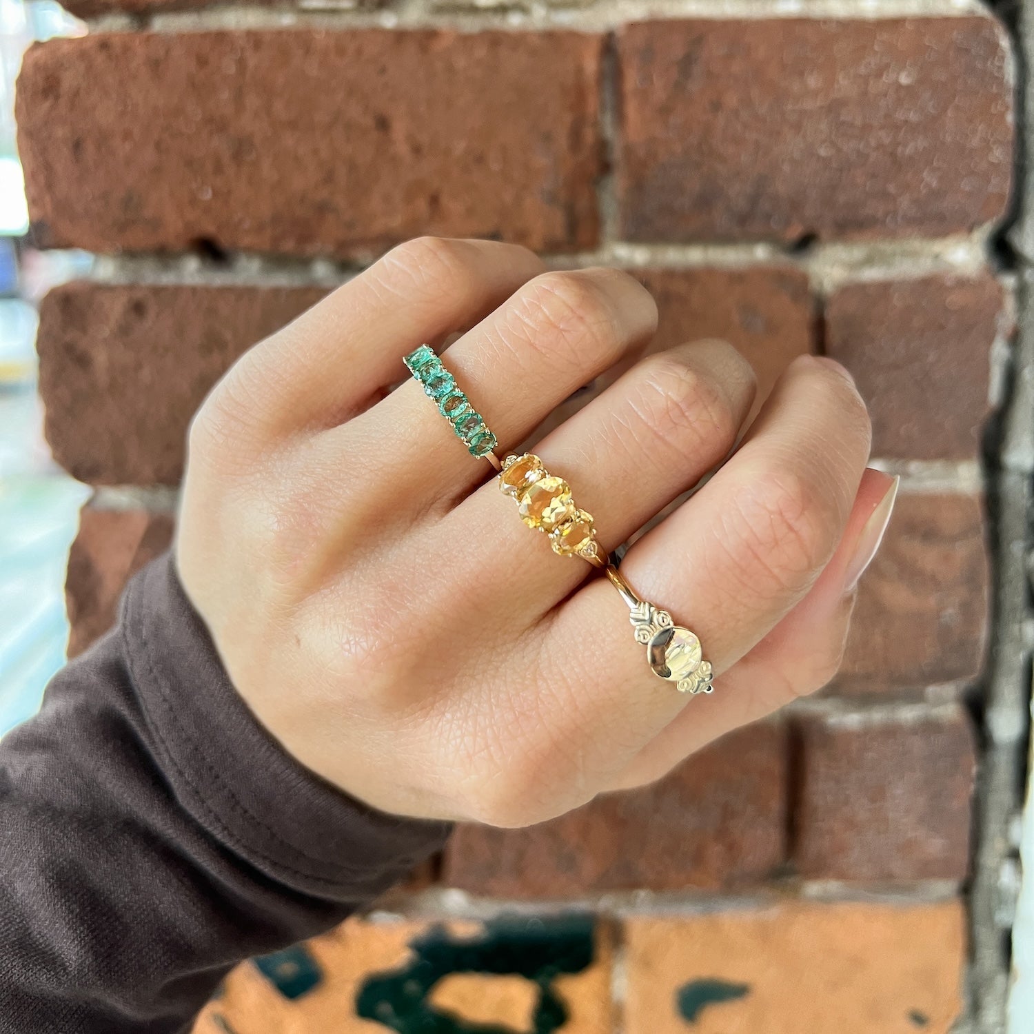 Molly Citrin Ring | 14 Karat Gold