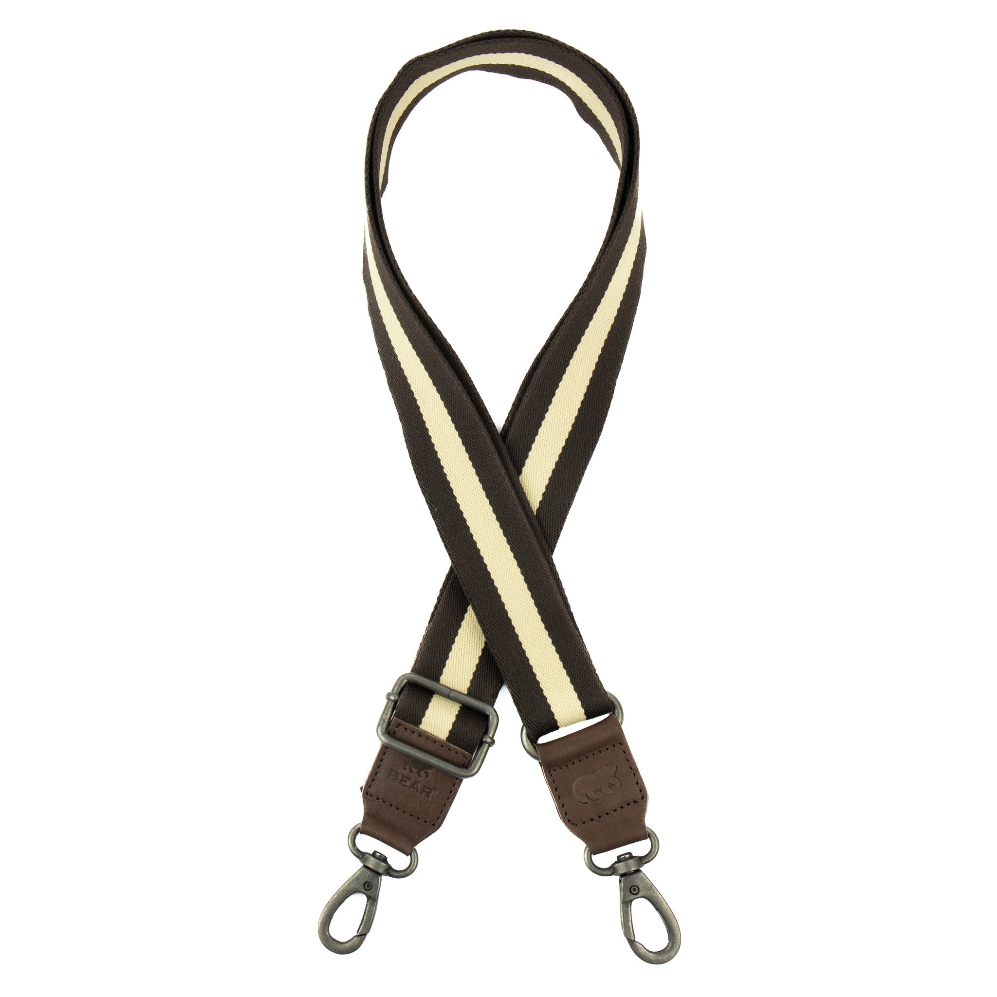 Bag Strap 'Puck' Braun/Weiß