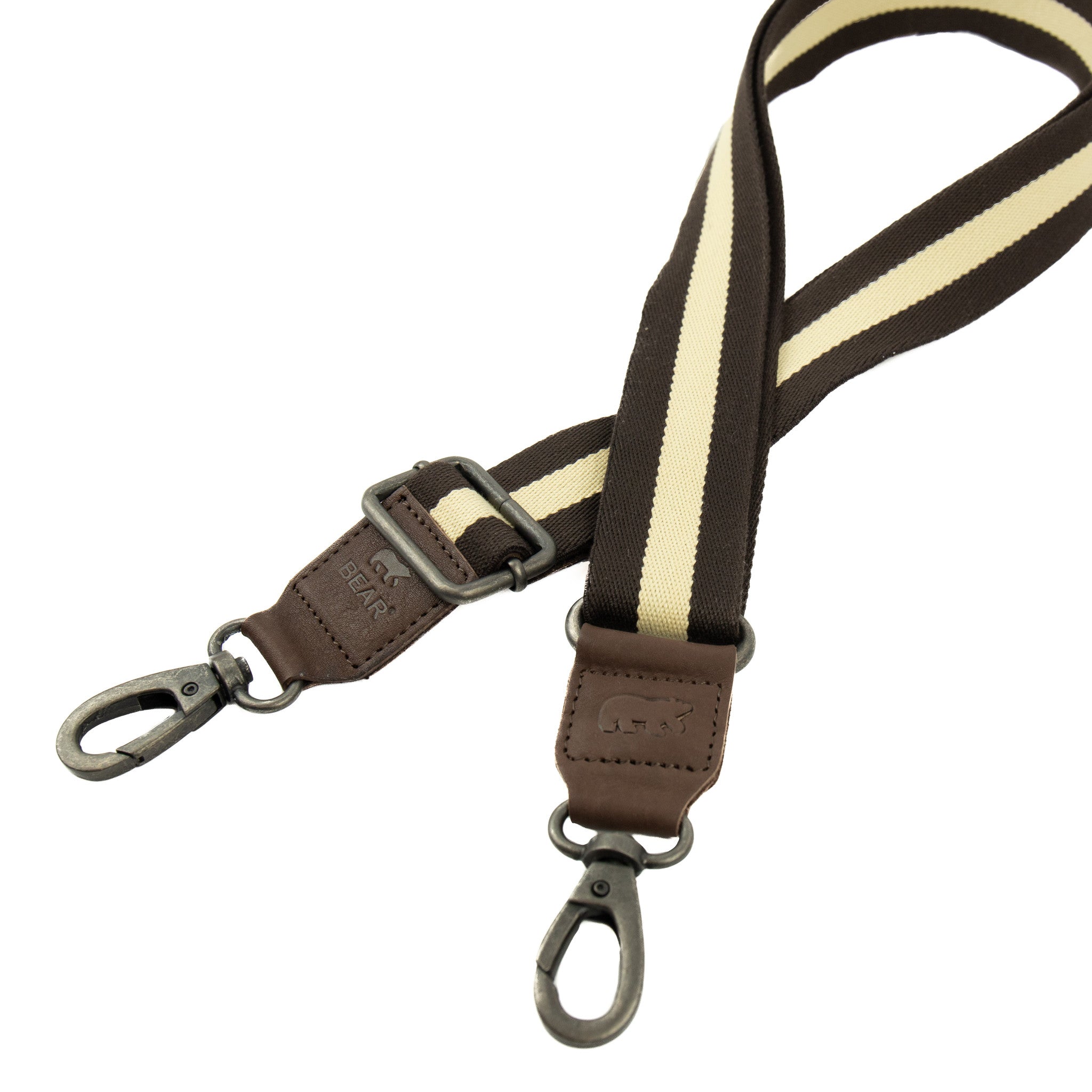 Bag Strap 'Puck' Braun/Weiß