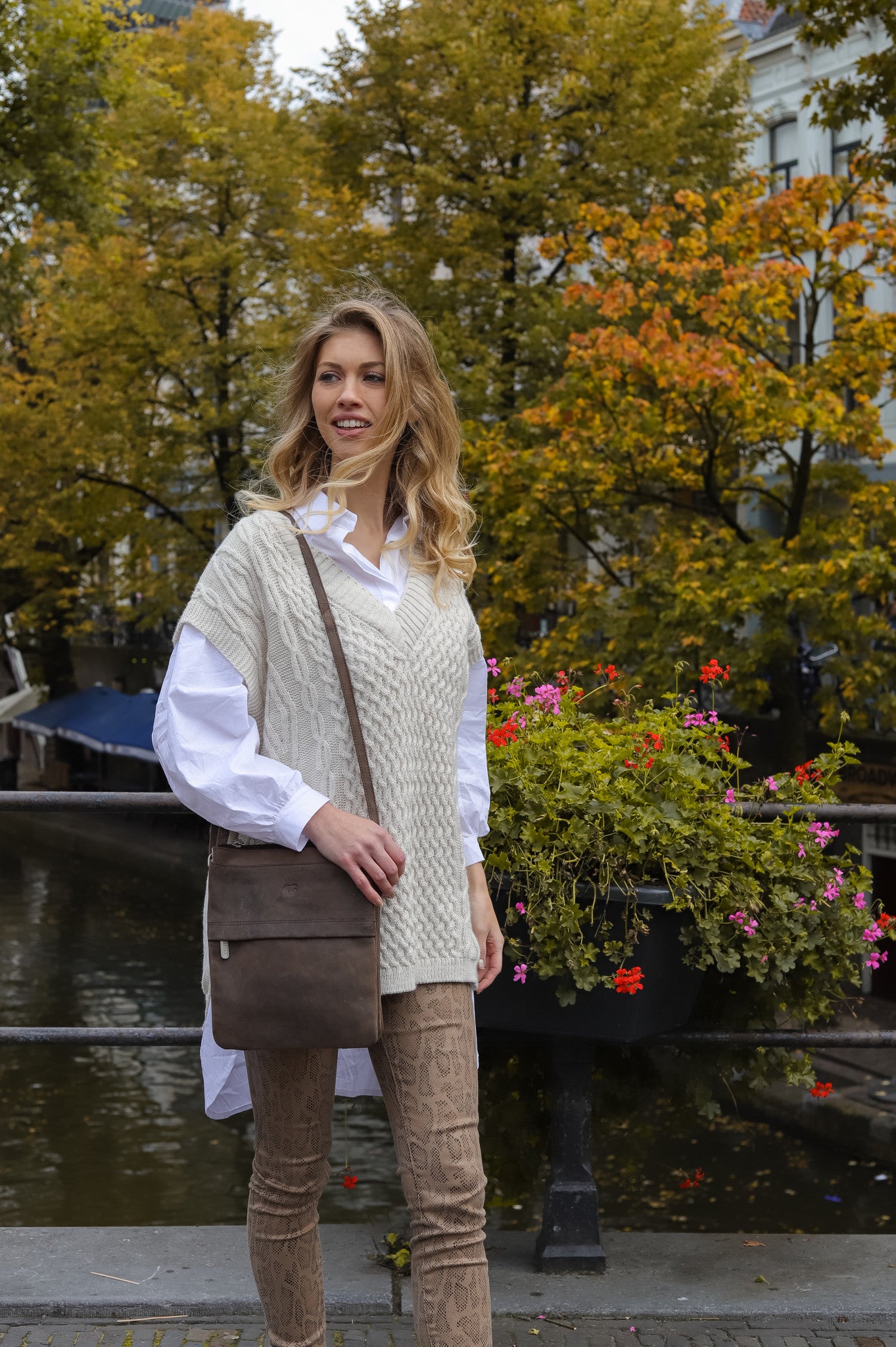 Schoudertas 'Joyce' zwart