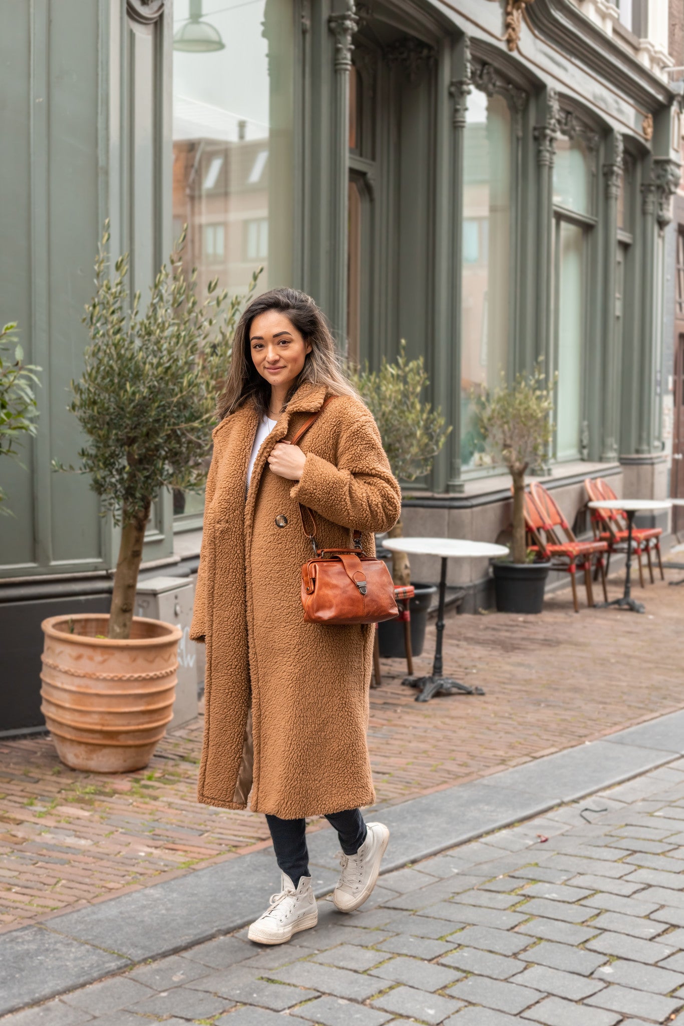 Mini-Arzttasche 'Julia' M Cognac