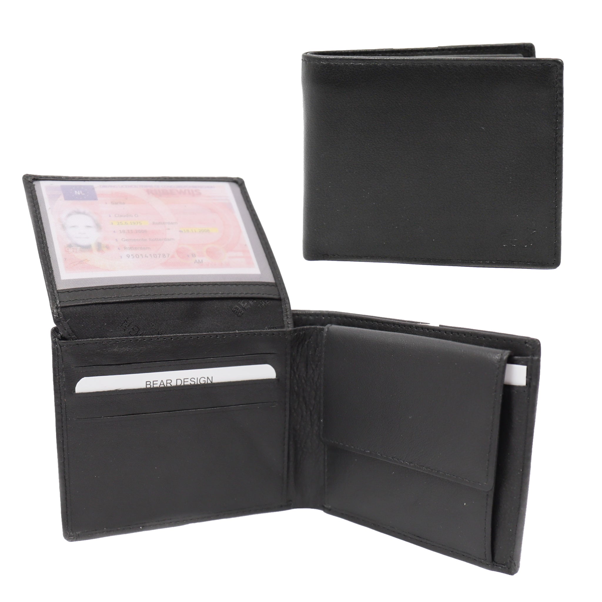 Brieftasche 'Max' schwarz - FR 9665