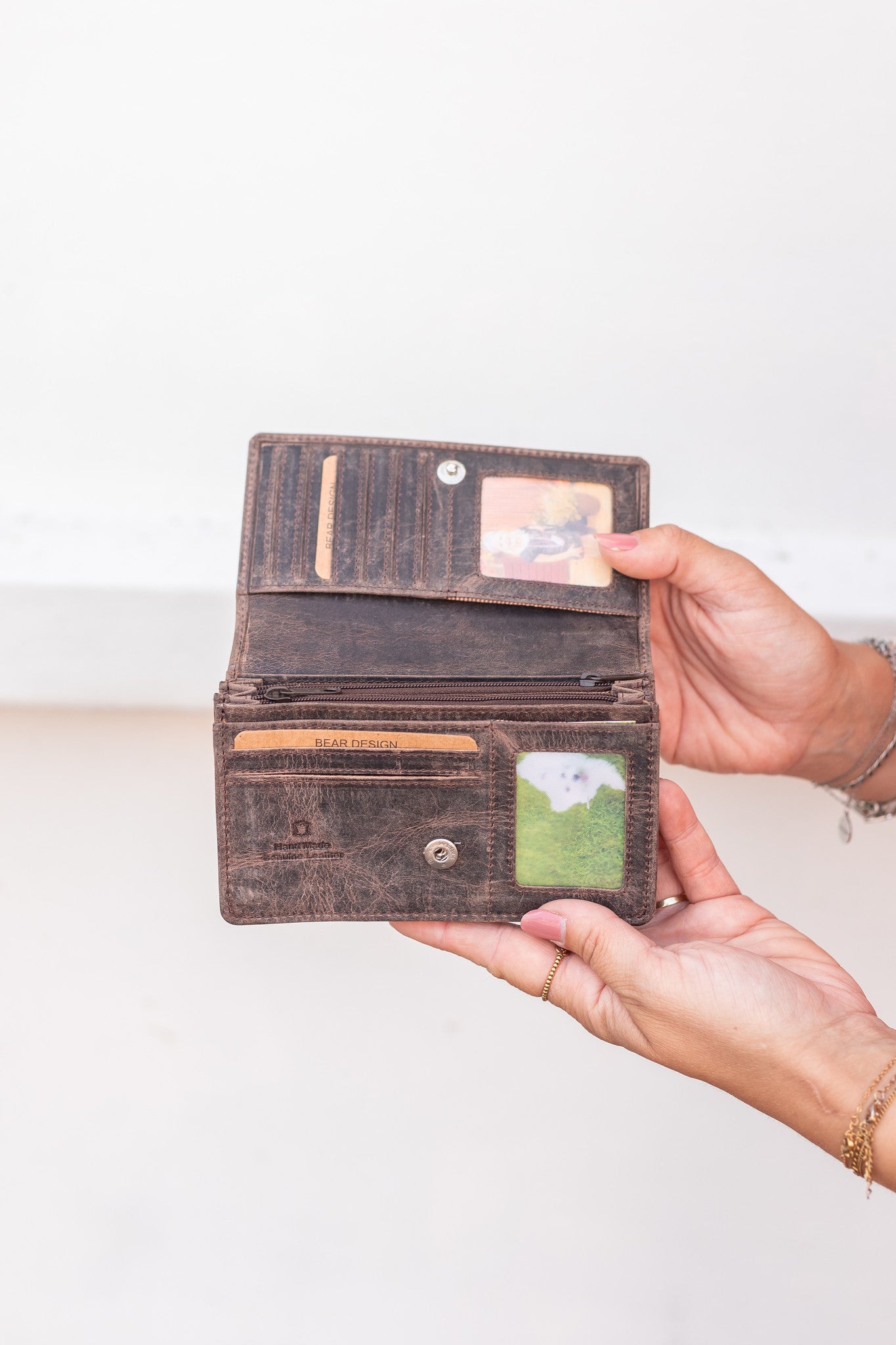 Wickelgeldbörse 'Emma' braun - HD 782