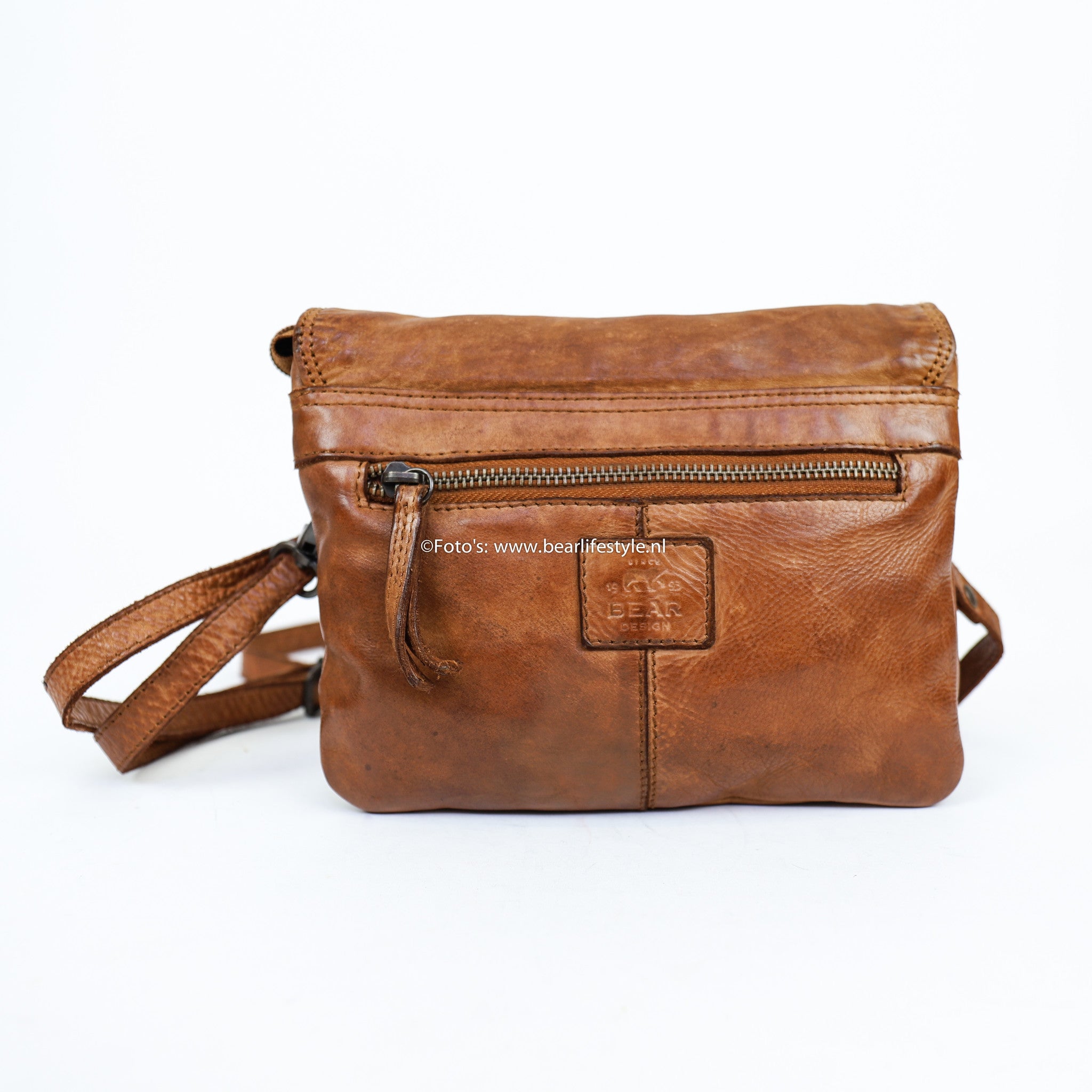 Umschlagtasche 'Mai' Cognac - CL 36810
