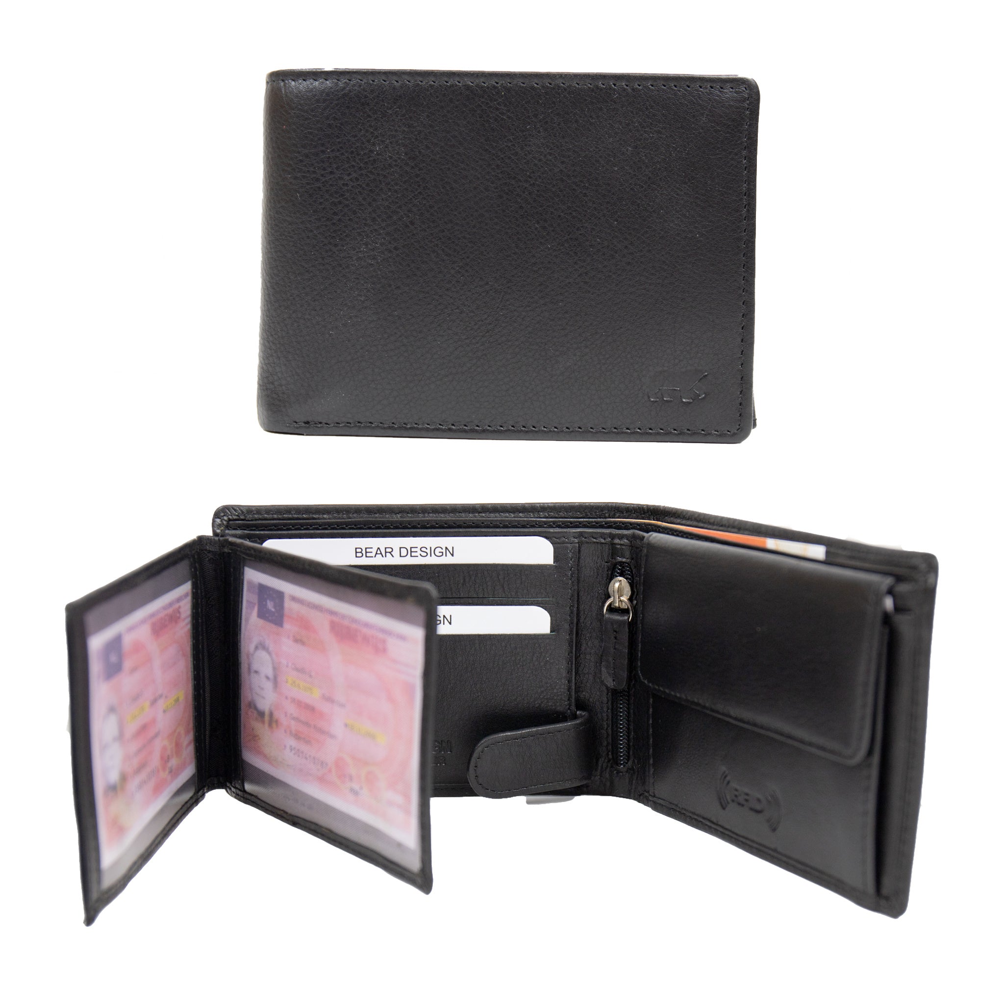 Brieftasche 'Jan' schwarz - FR 7254 RFID