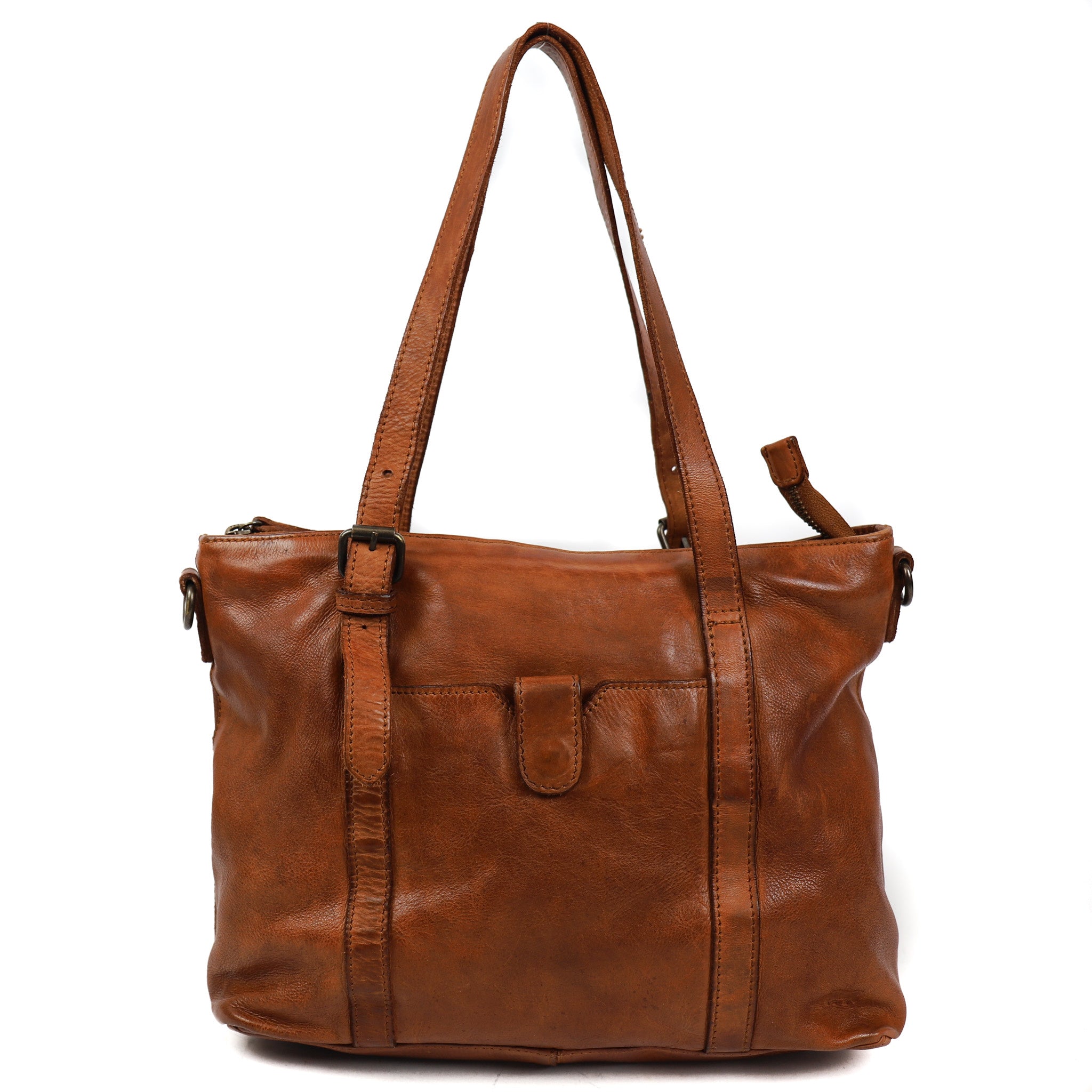Hand-/Umhängetasche 'Anja' cognac