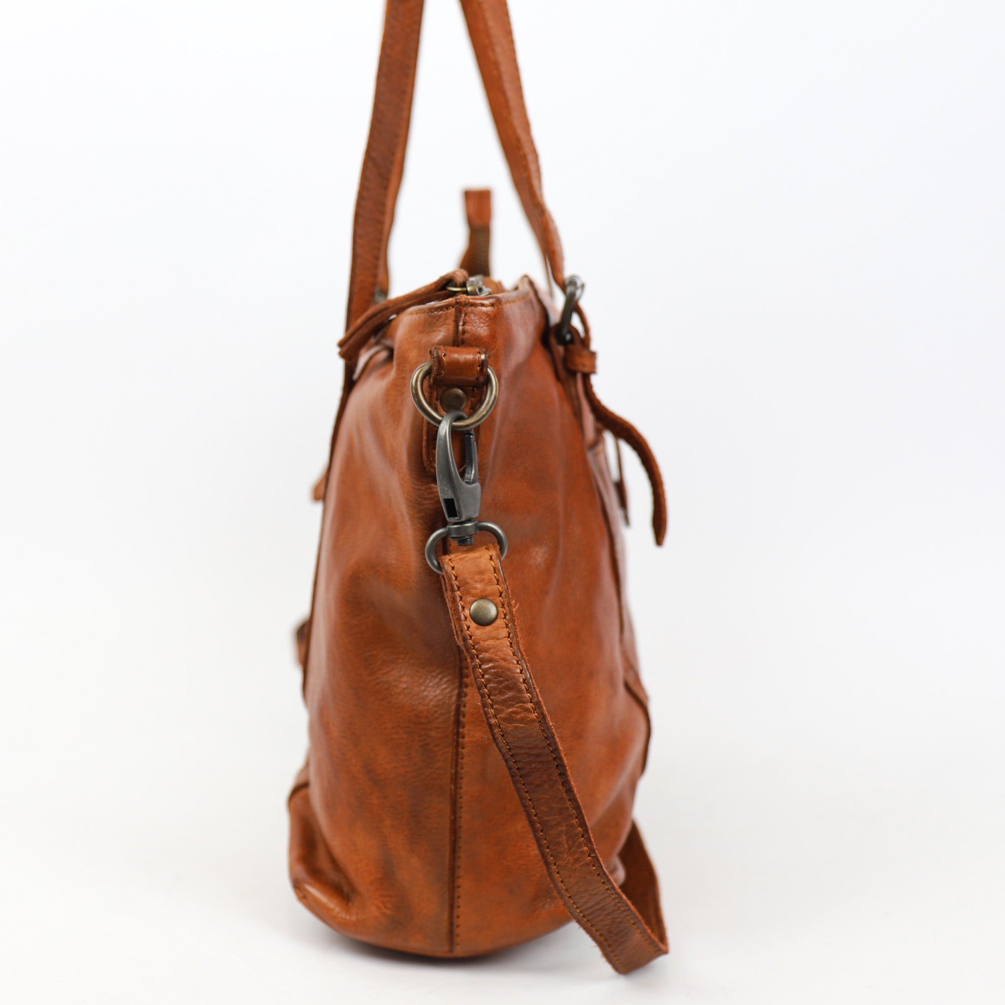 Hand-/Umhängetasche 'Anja' cognac