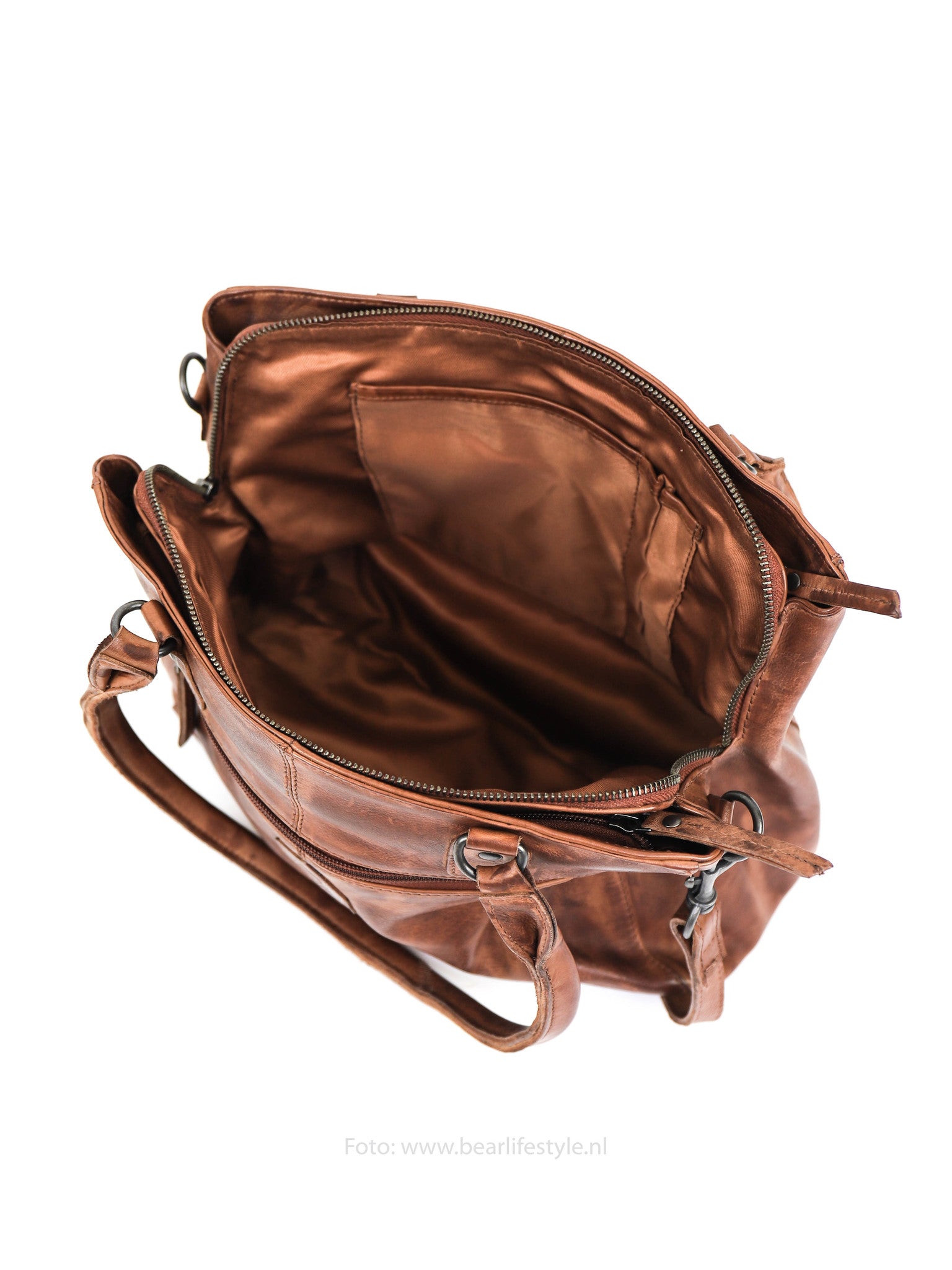 Hand-/Umhängetasche 'Ankie' Cognac - CP 1263