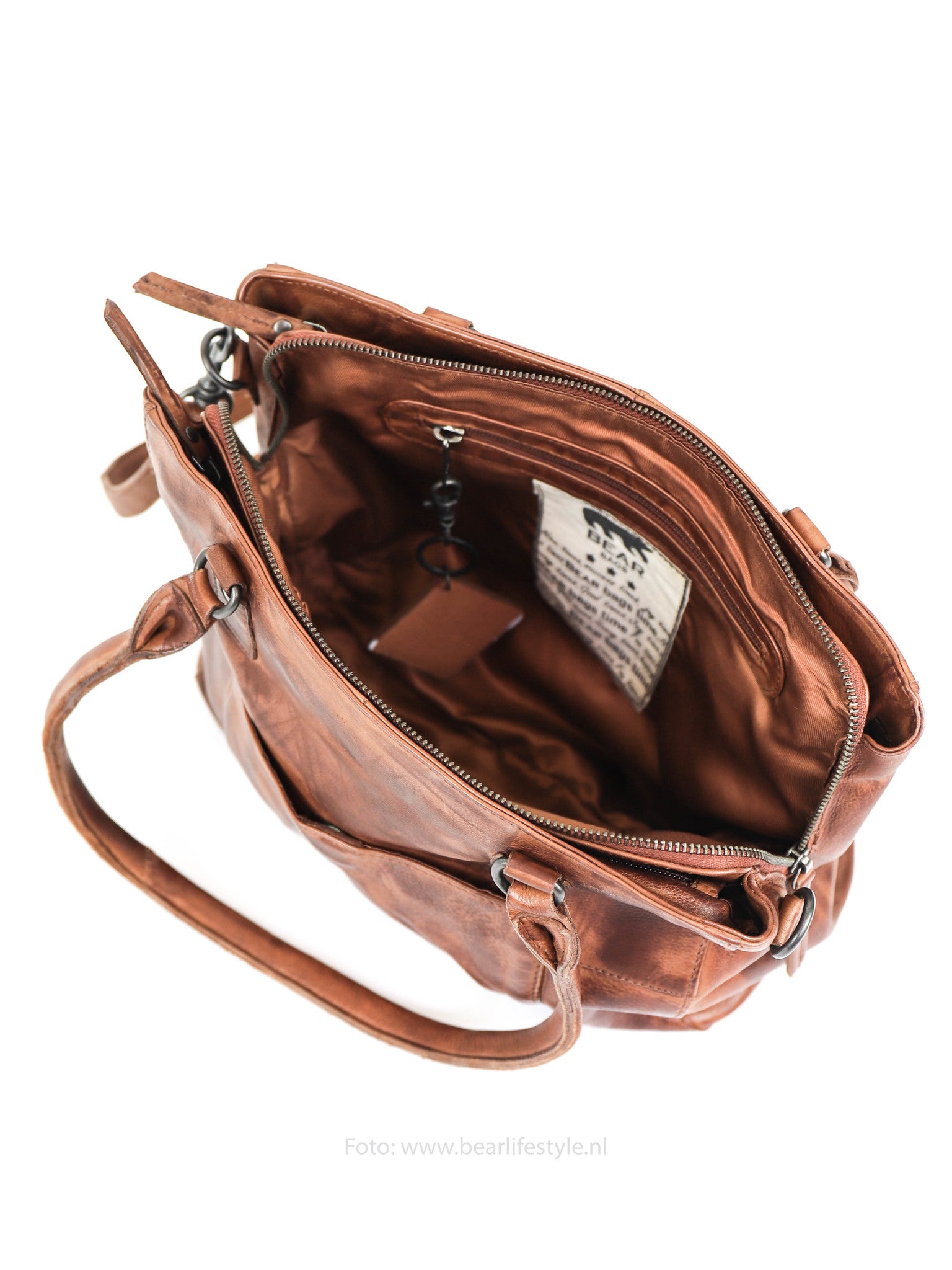 Hand-/Umhängetasche 'Ankie' Cognac - CP 1263