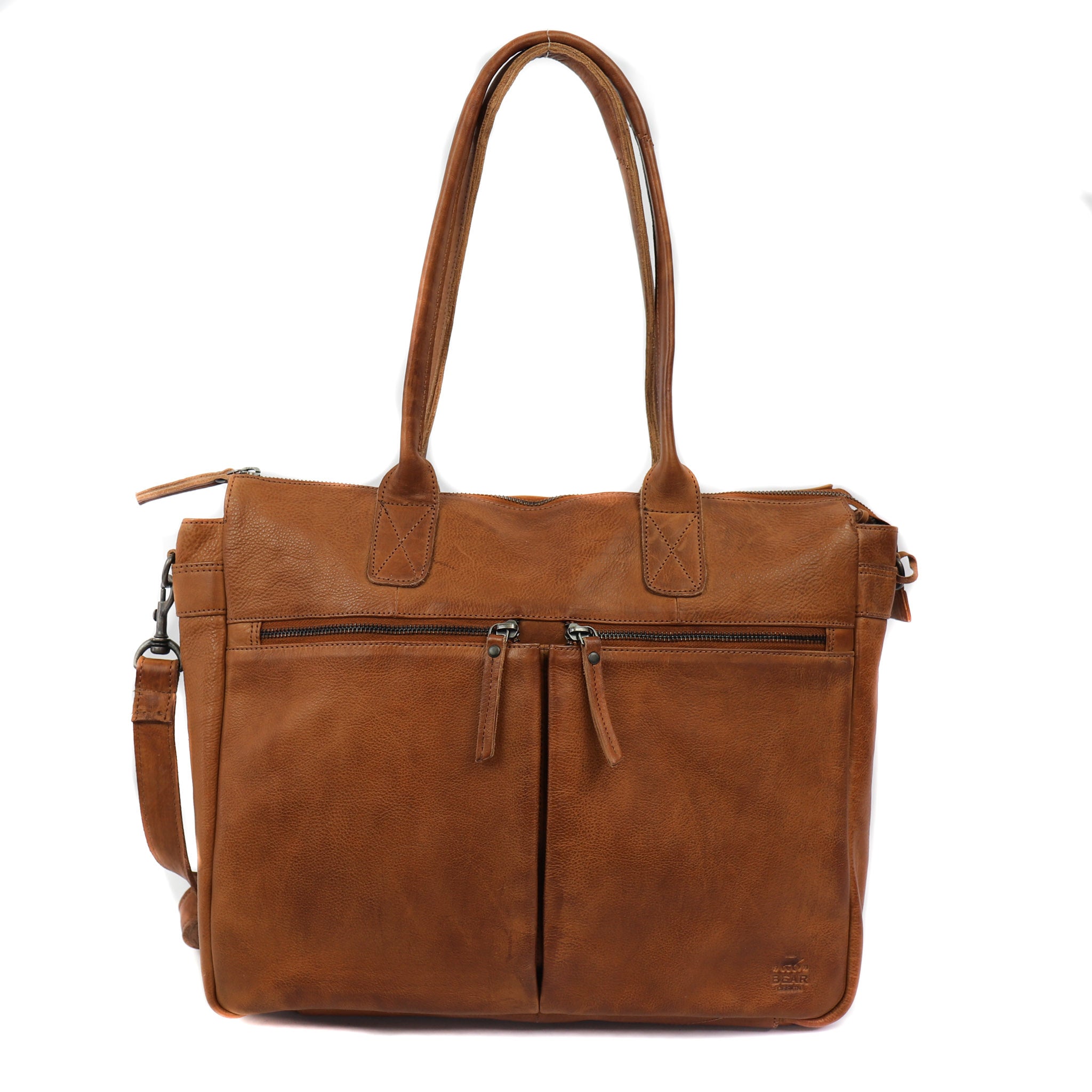 Hand-/Umhängetasche 'Binni' cognac - CP 1657