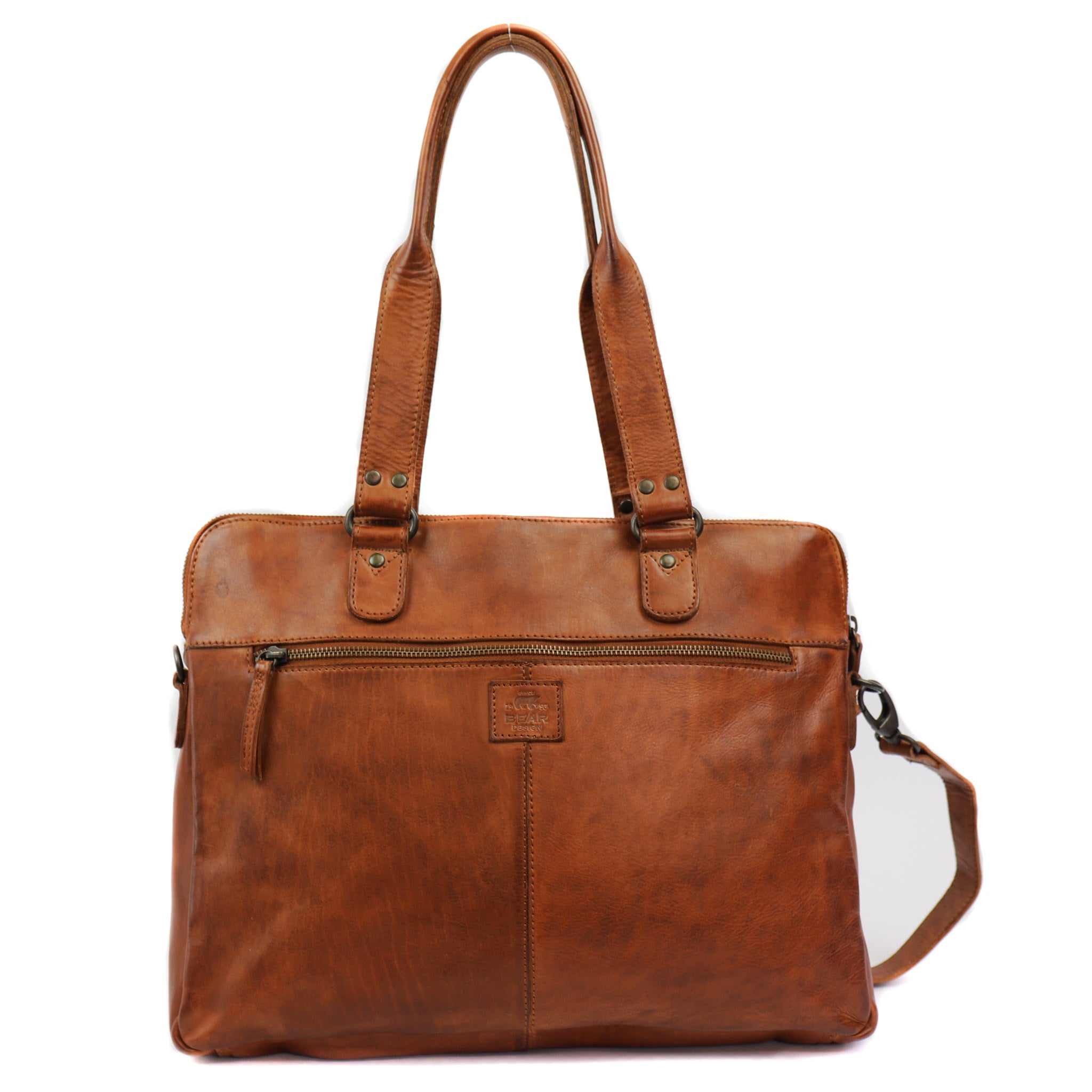 Hand-/Umhängetasche 'Lia' cognac - CL 35220