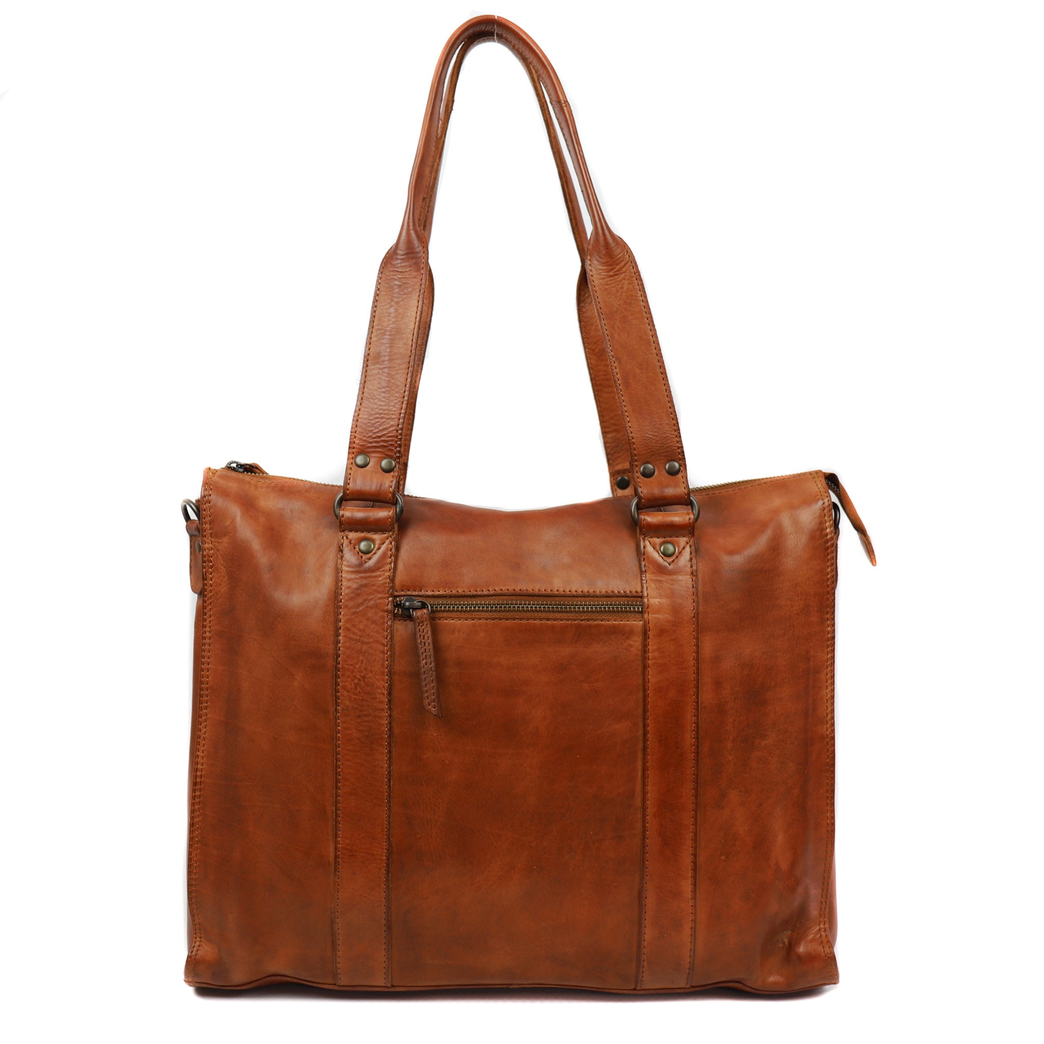 Hand-/Umhängetasche 'Mea' cognac - CL 35221