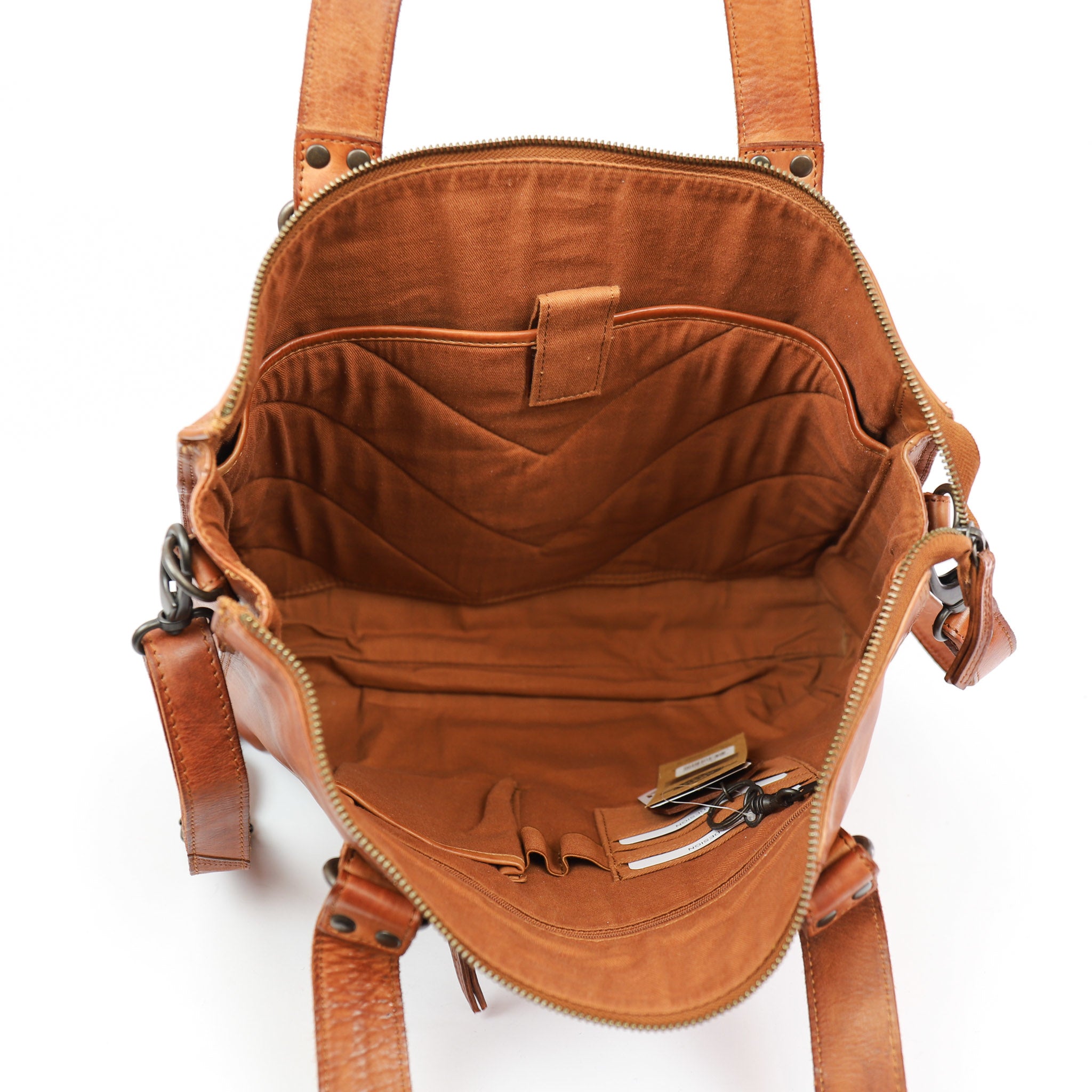 Hand-/Umhängetasche 'Mea' cognac - CL 35221