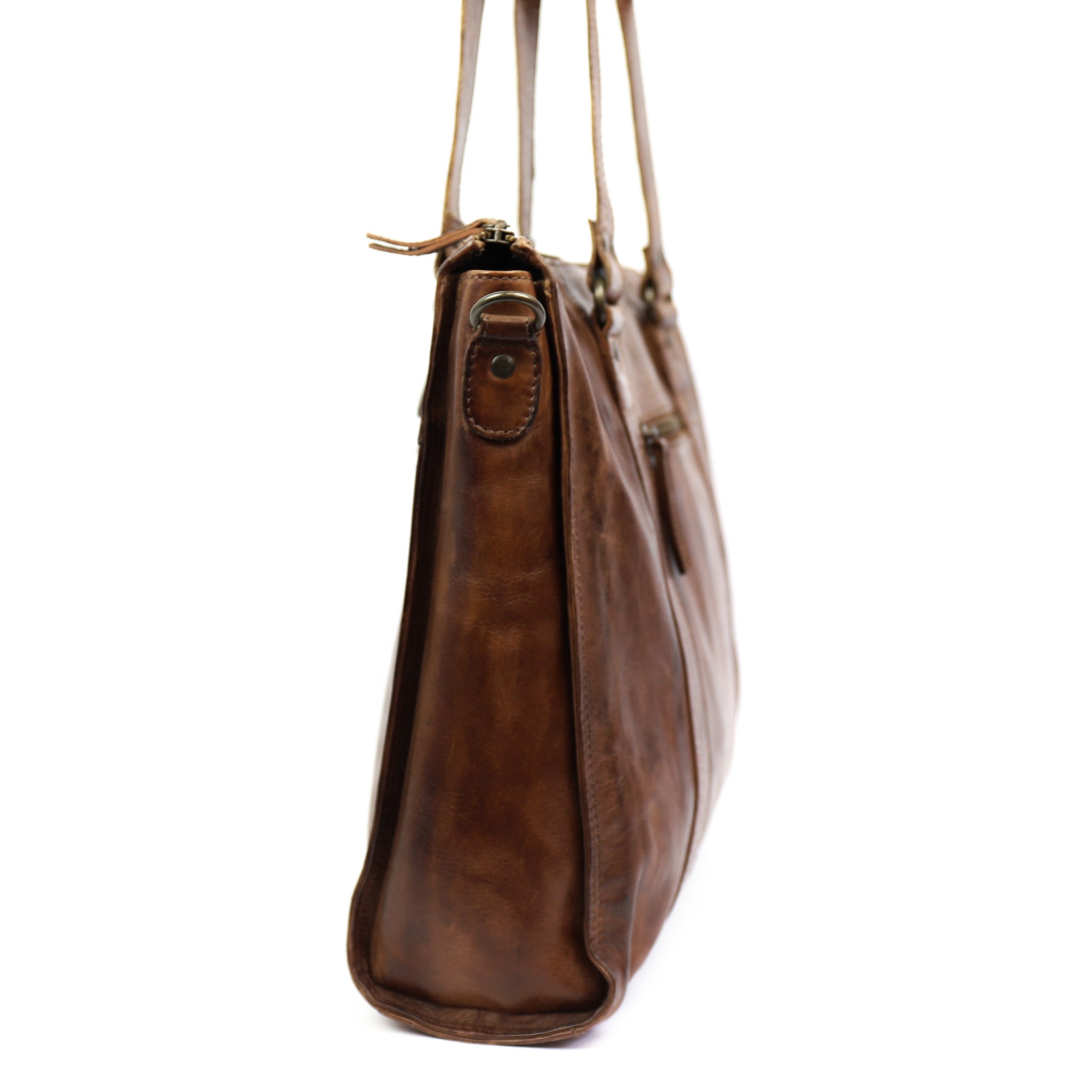 Hand-/Umhängetasche 'Mea' dunkelbraun