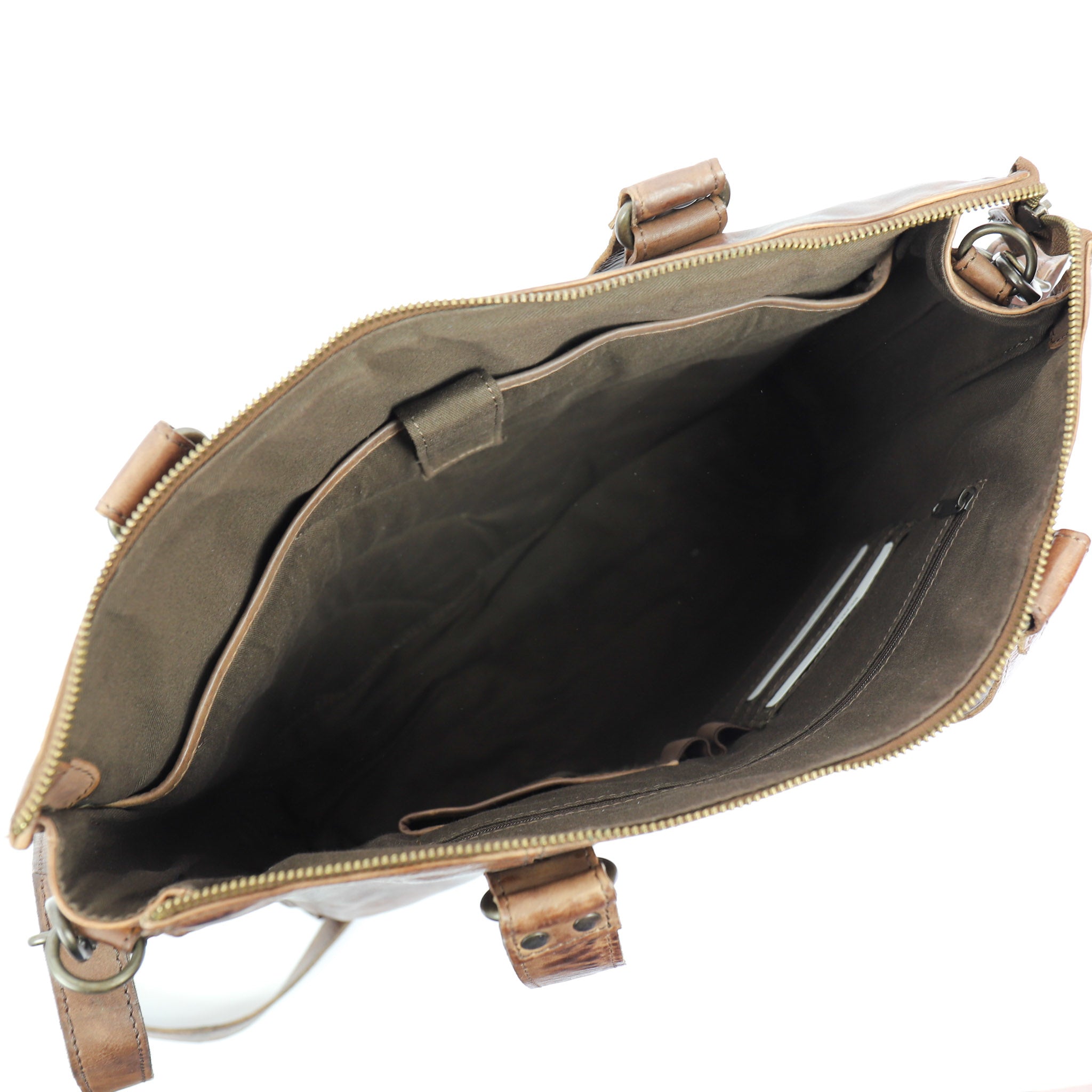 Hand-/Umhängetasche 'Mea' dunkelbraun