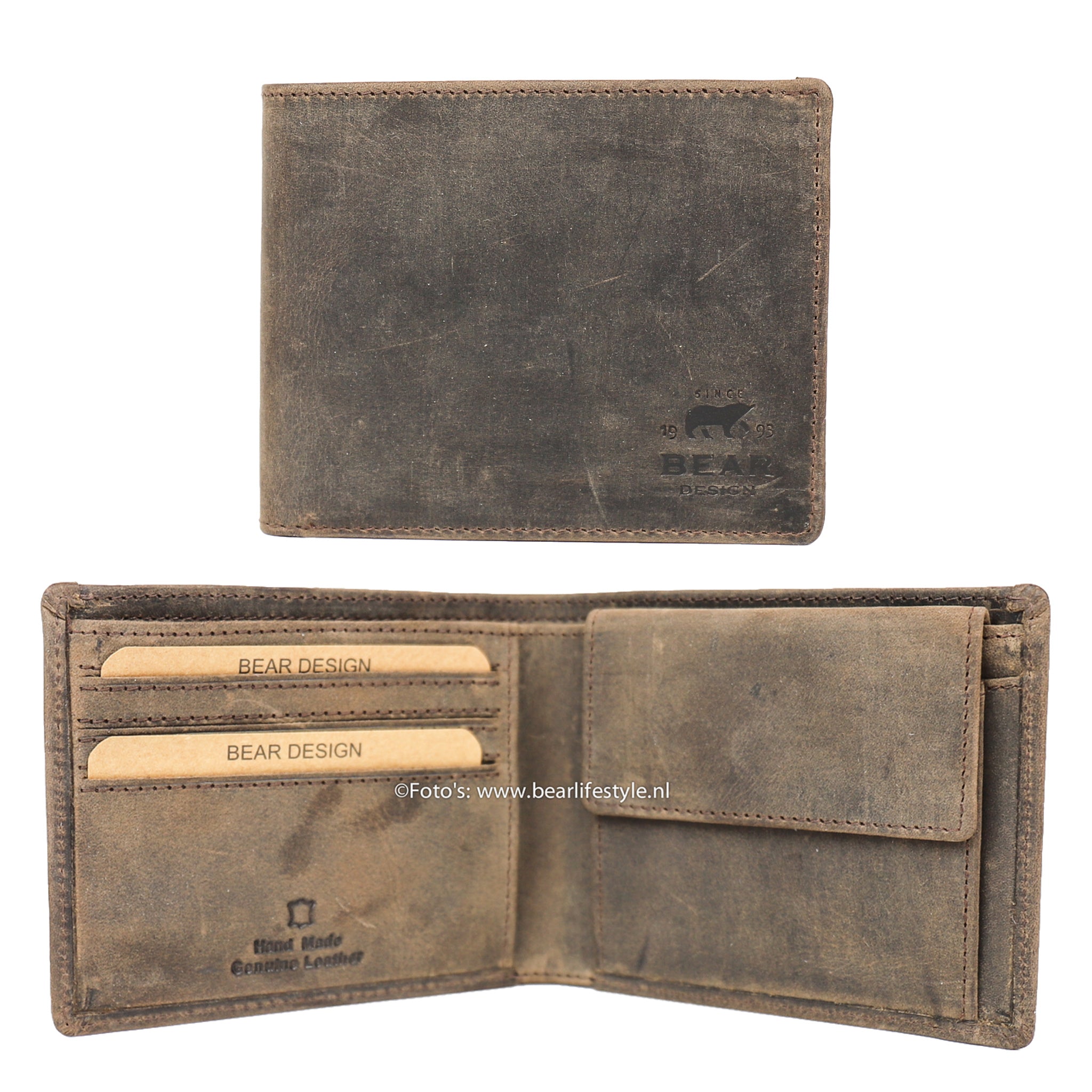 Brieftasche 'Kevin' braun - HD 2595