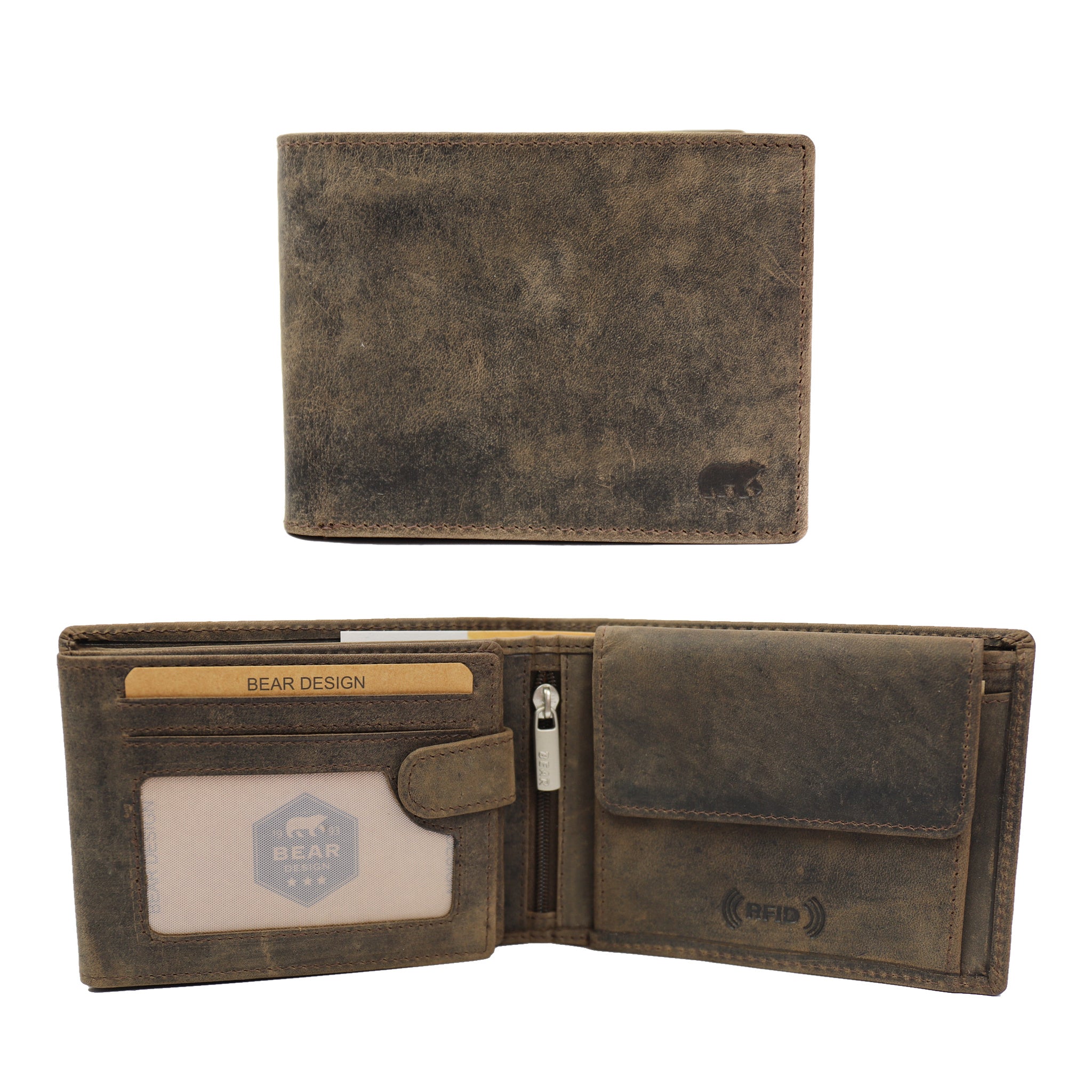 Brieftasche 'Tijn' braun - HD 2689