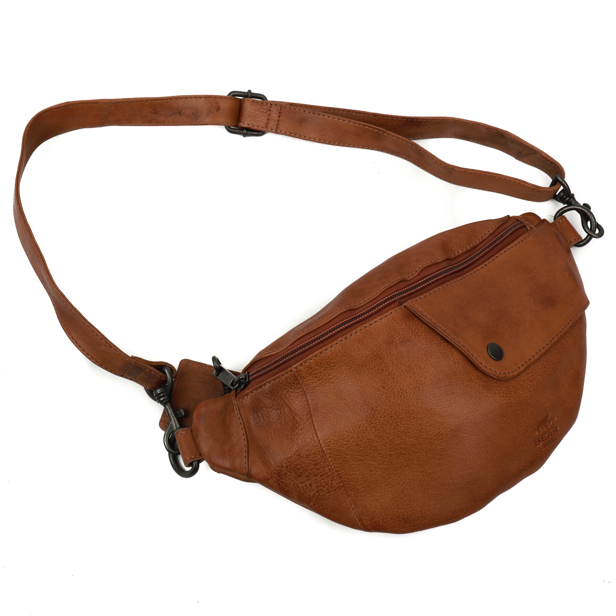 Gürteltasche 'Matt' Cognac