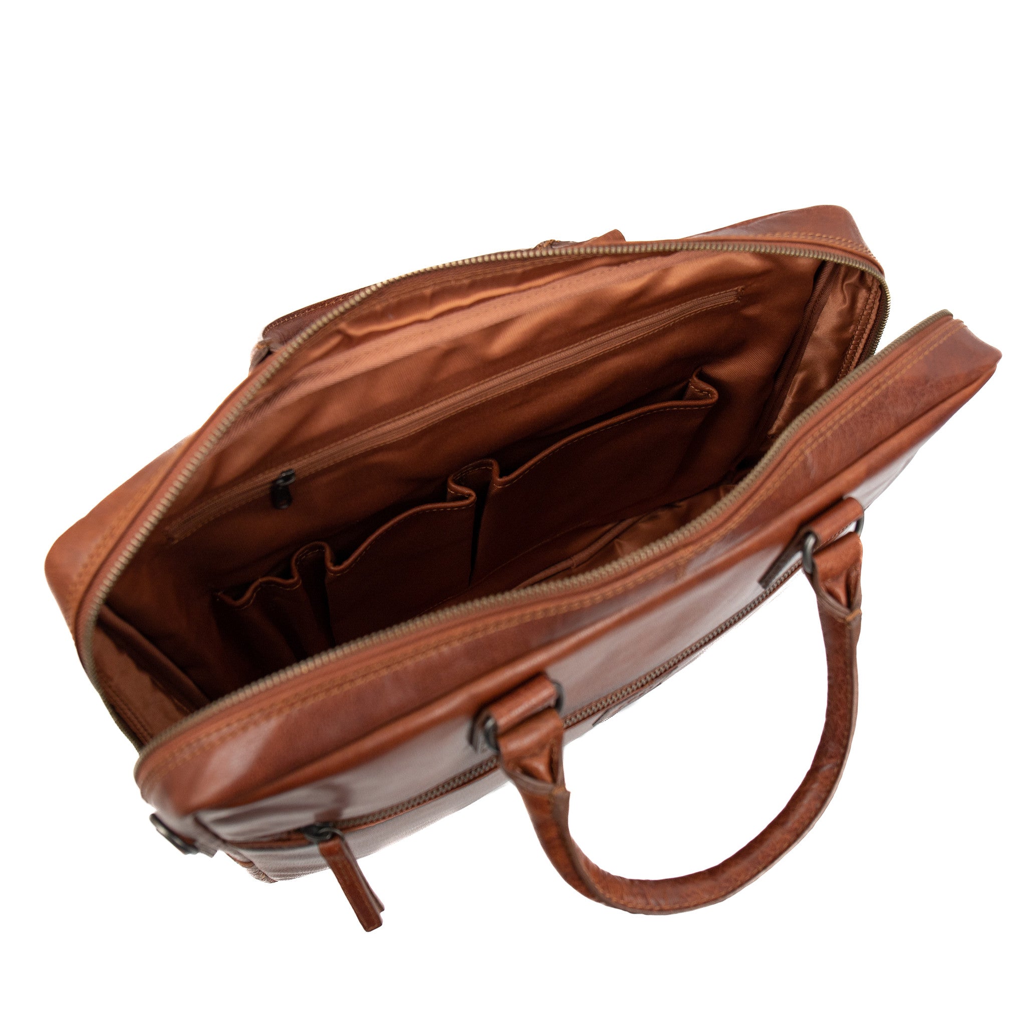 Laptoptasche 'Milan' Cognac - AD 43294