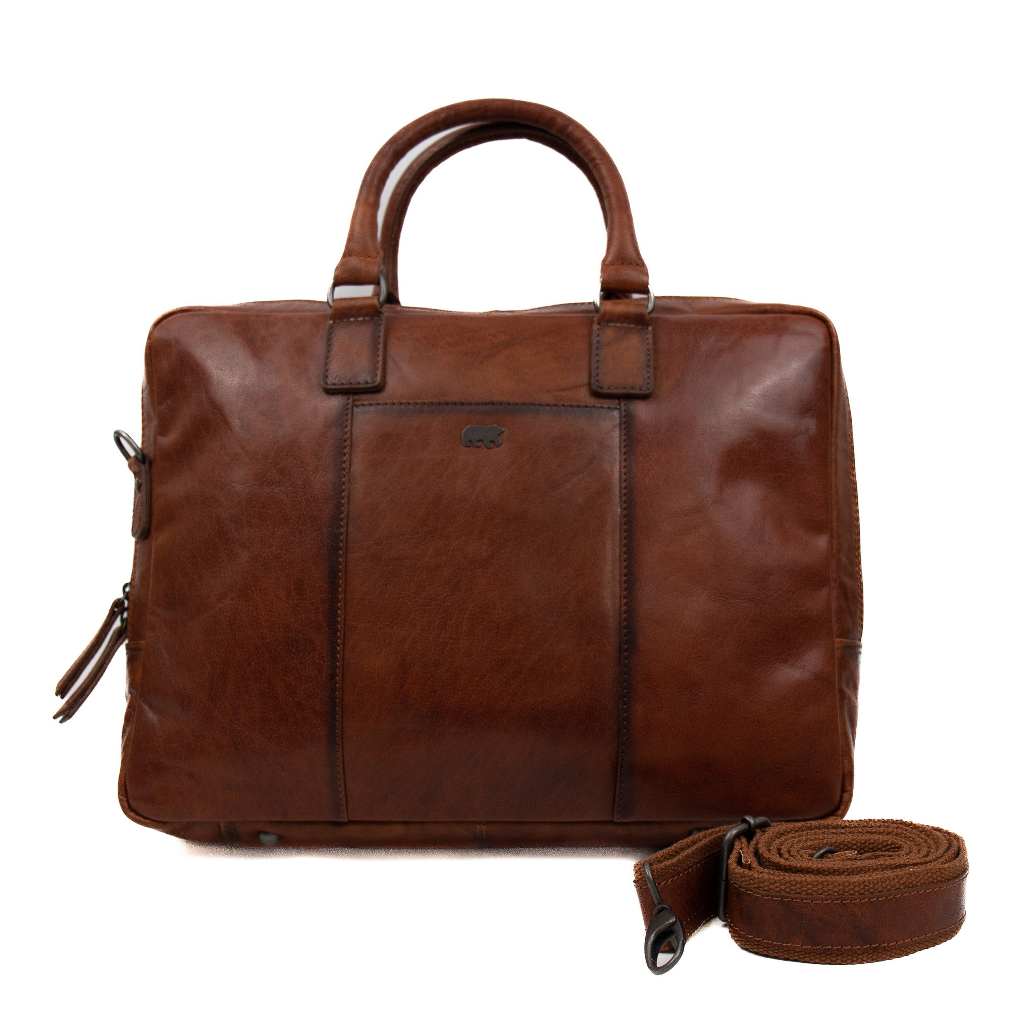 Laptoptasche 'Milan' Cognac - AD 43294