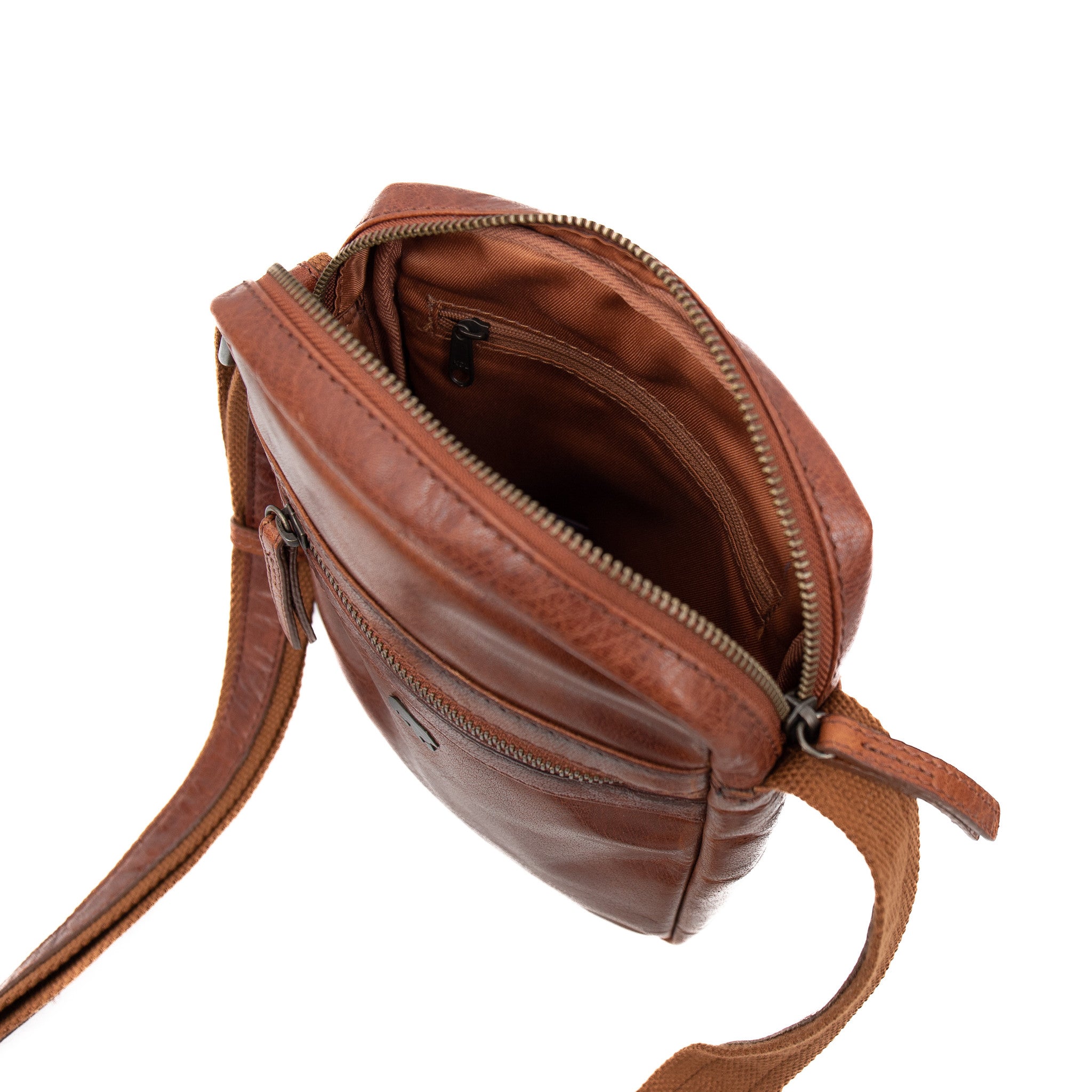 Umhängetasche 'Tobias' Cognac - AD 43104
