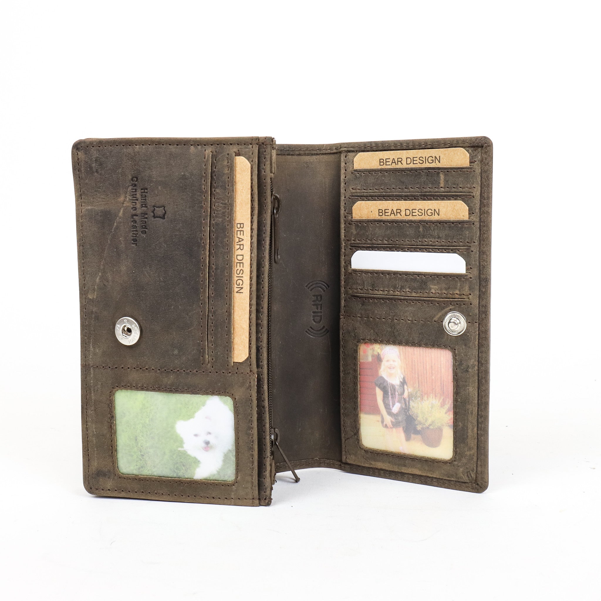 Wickelgeldbörse 'Emma' braun - HD 782