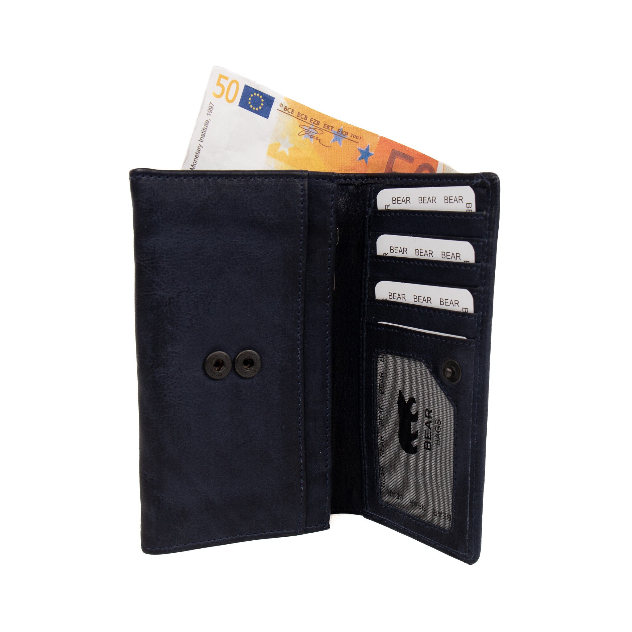 Wickelgeldbörse 'Sweety' XL marineblau - CP 6041